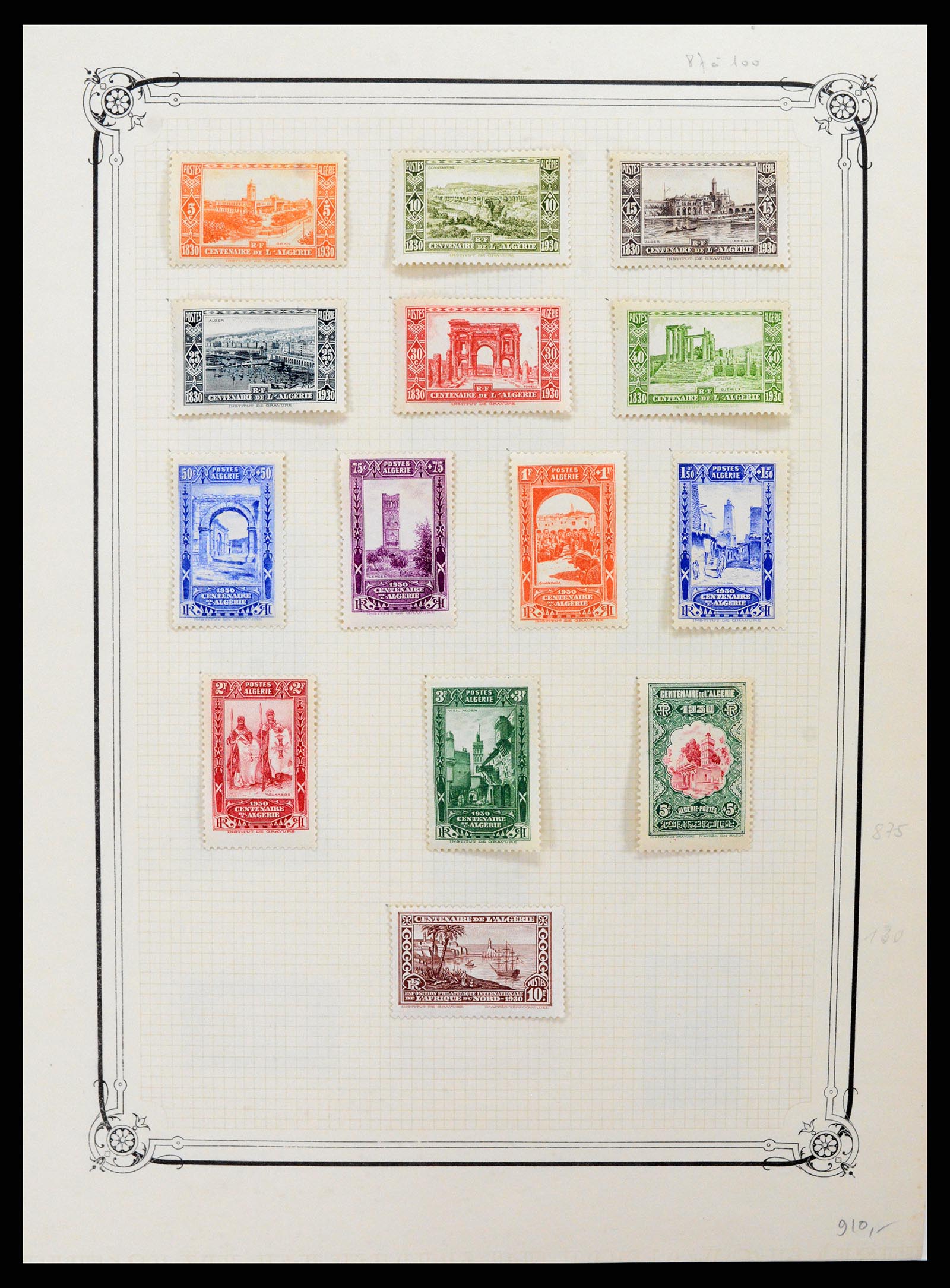 37532 004 - Postzegelverzameling 37532 Algerije 1924-1985.