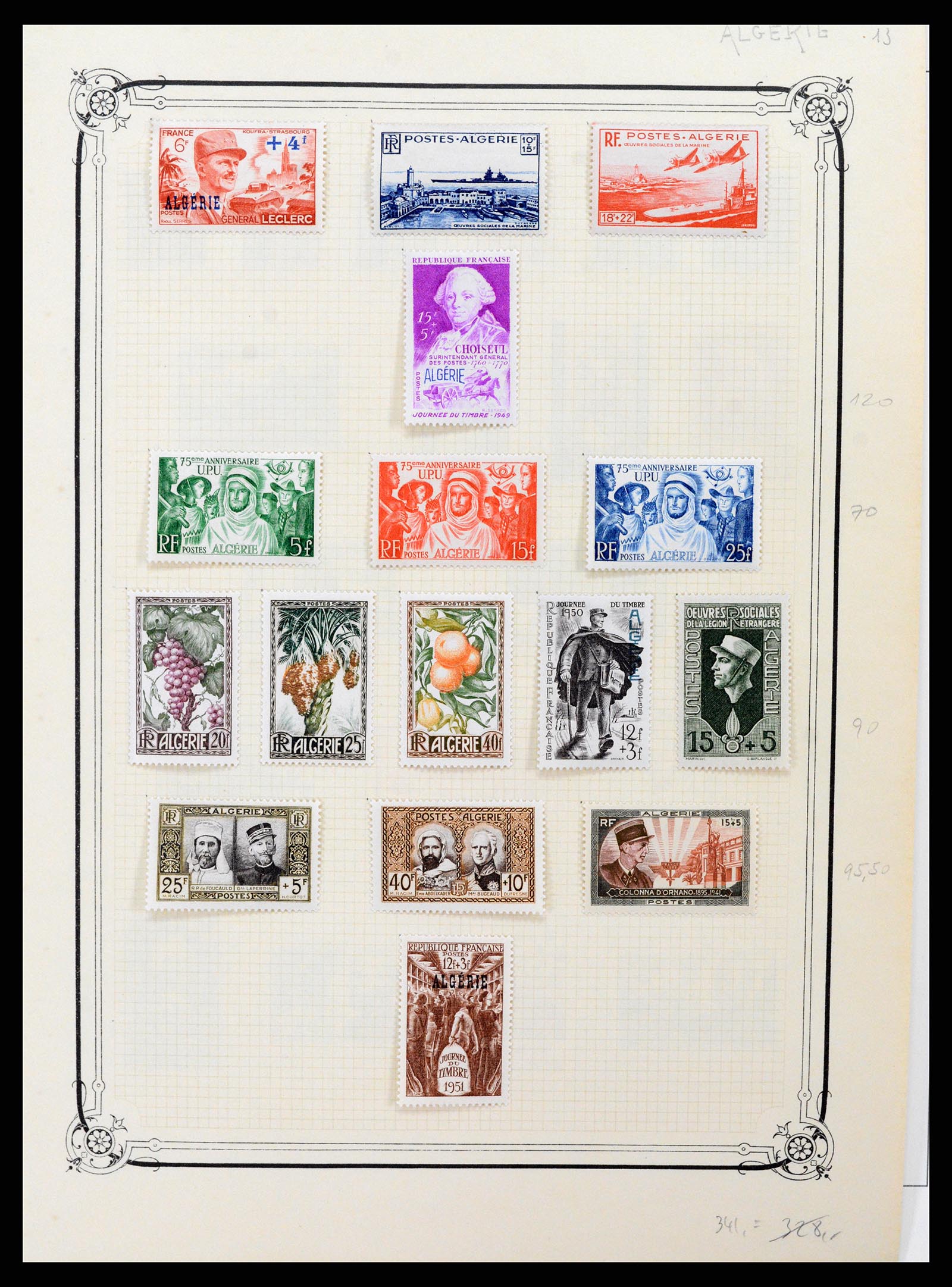 37532 013 - Postzegelverzameling 37532 Algerije 1924-1985.