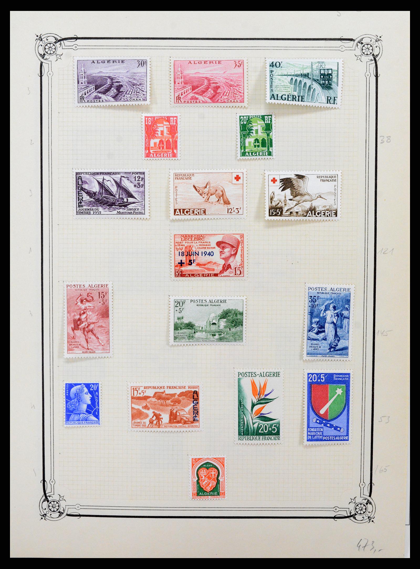 37532 017 - Stamp collection 37532 Algeria 1924-1985.