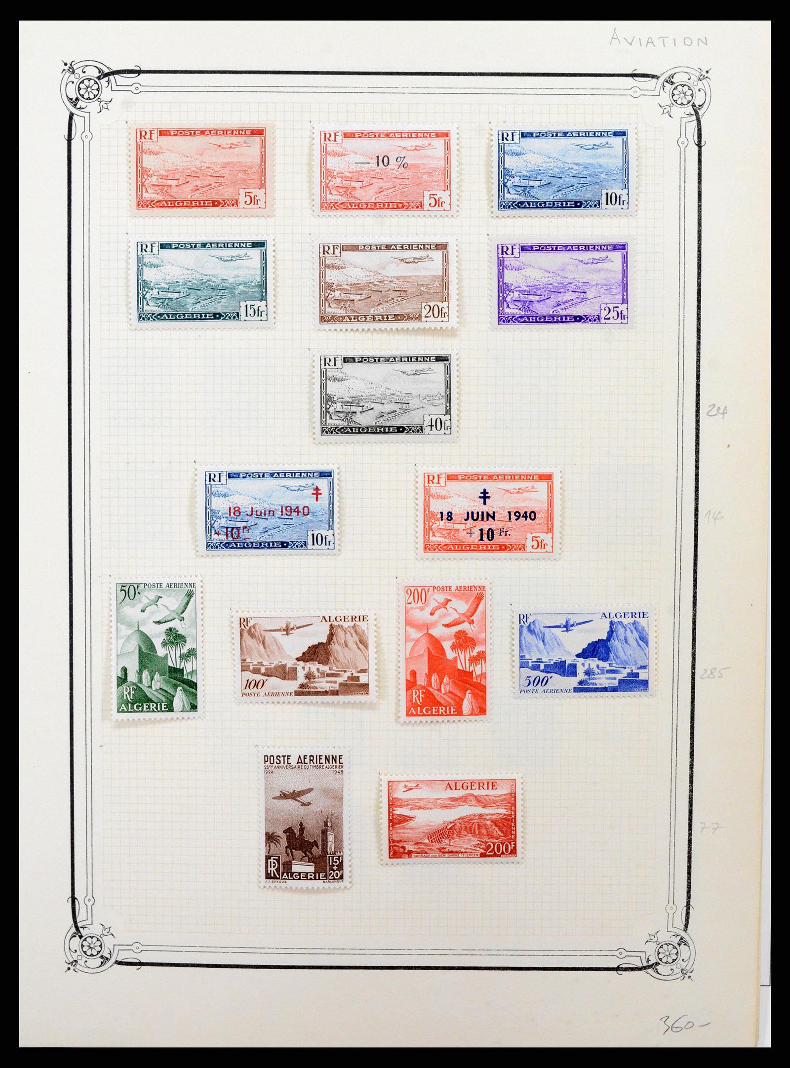 37532 018 - Postzegelverzameling 37532 Algerije 1924-1985.
