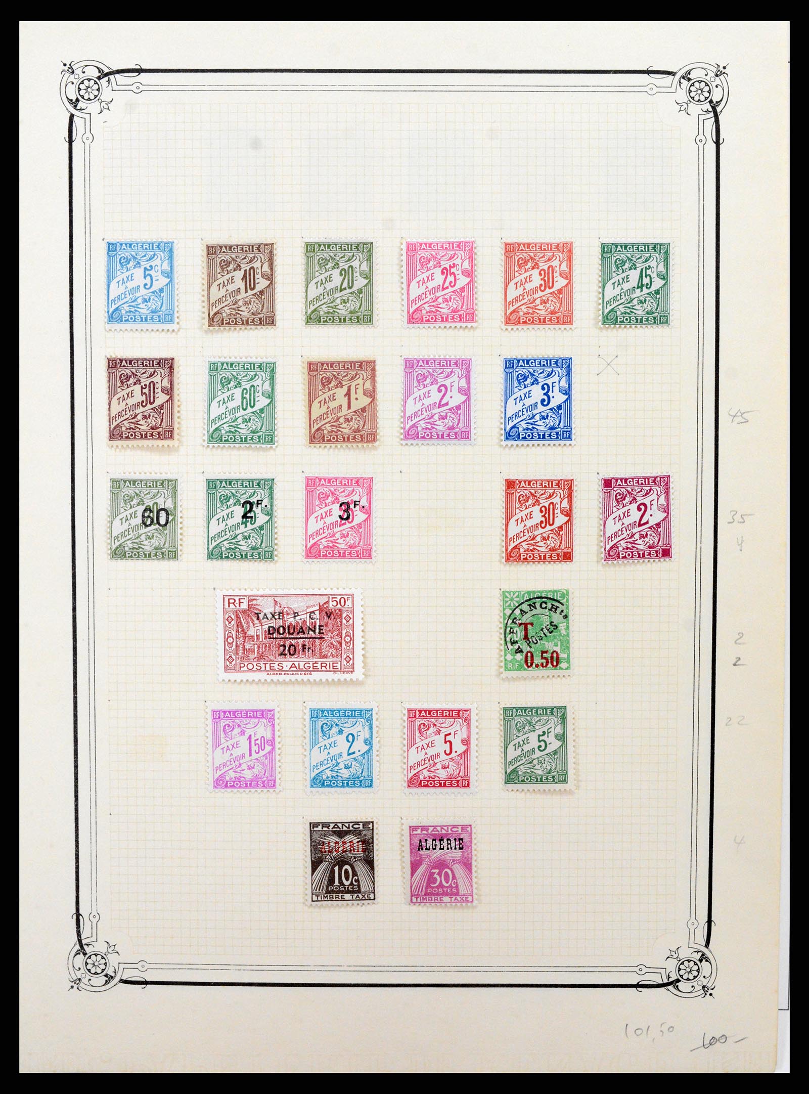 37532 019 - Postzegelverzameling 37532 Algerije 1924-1985.