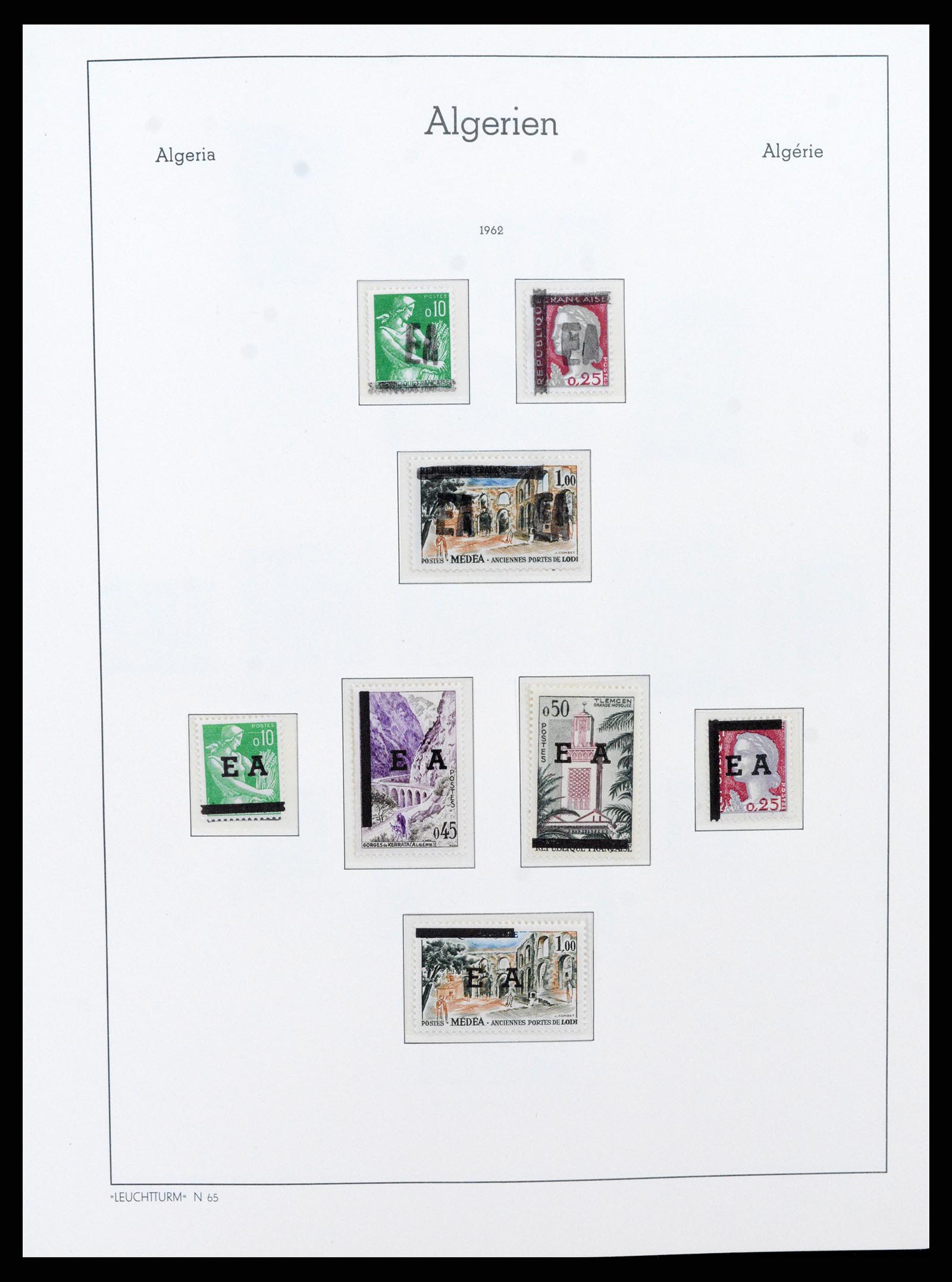 37532 025 - Stamp collection 37532 Algeria 1924-1985.
