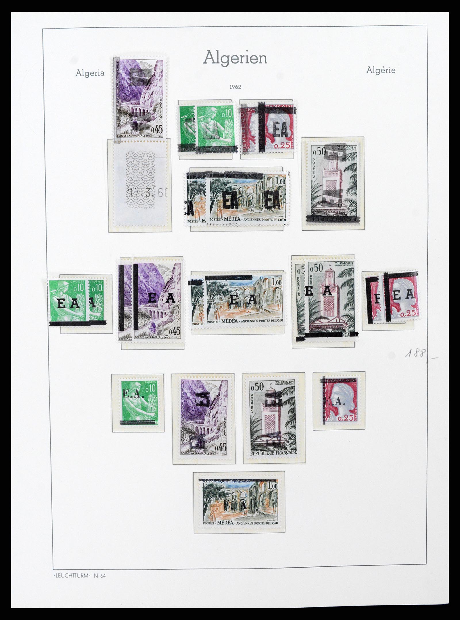 37532 026 - Stamp collection 37532 Algeria 1924-1985.