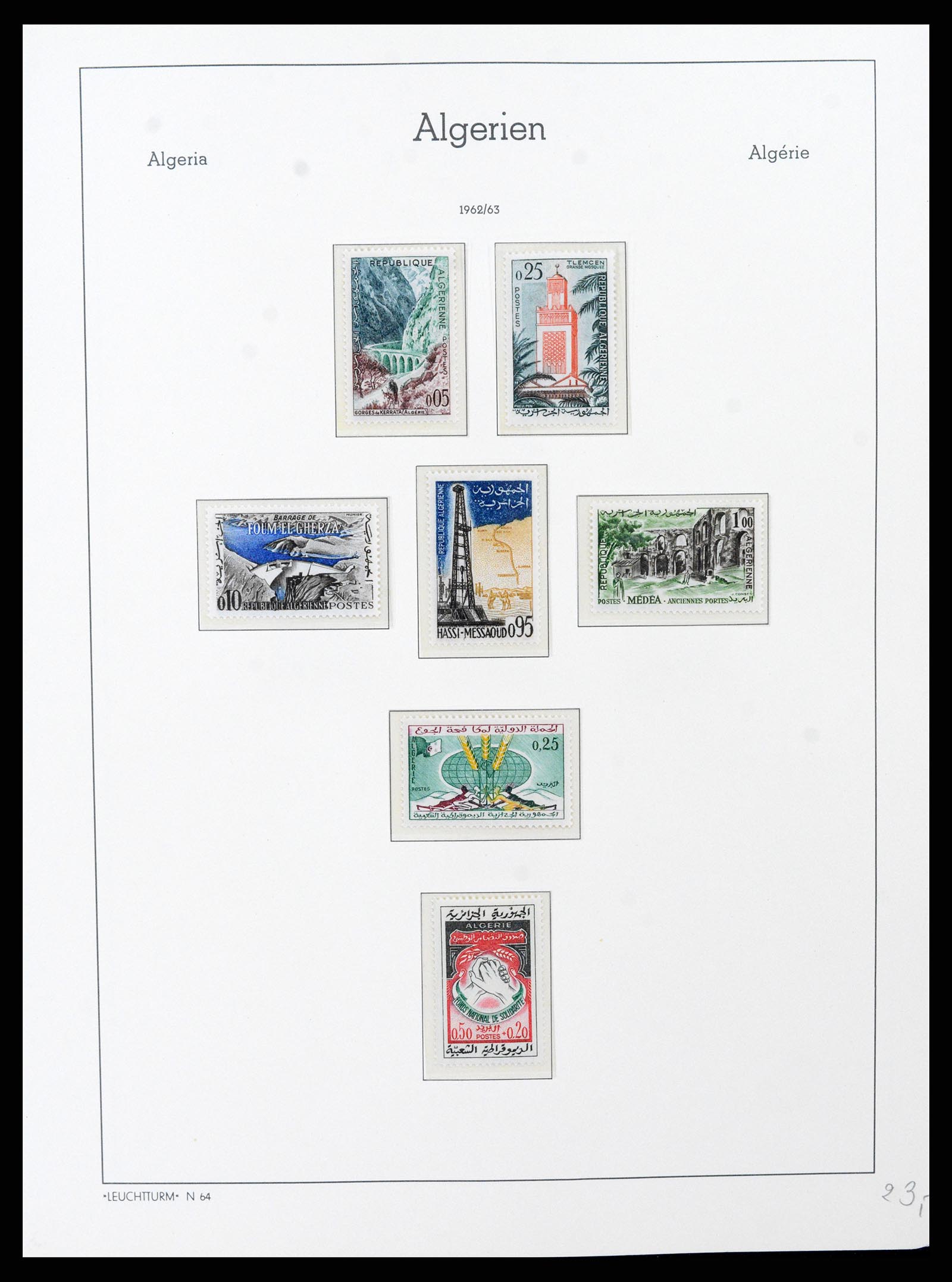 37532 029 - Stamp collection 37532 Algeria 1924-1985.