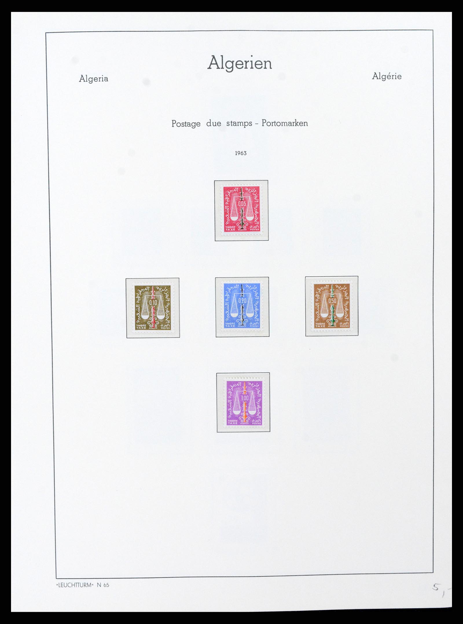 37532 030 - Stamp collection 37532 Algeria 1924-1985.