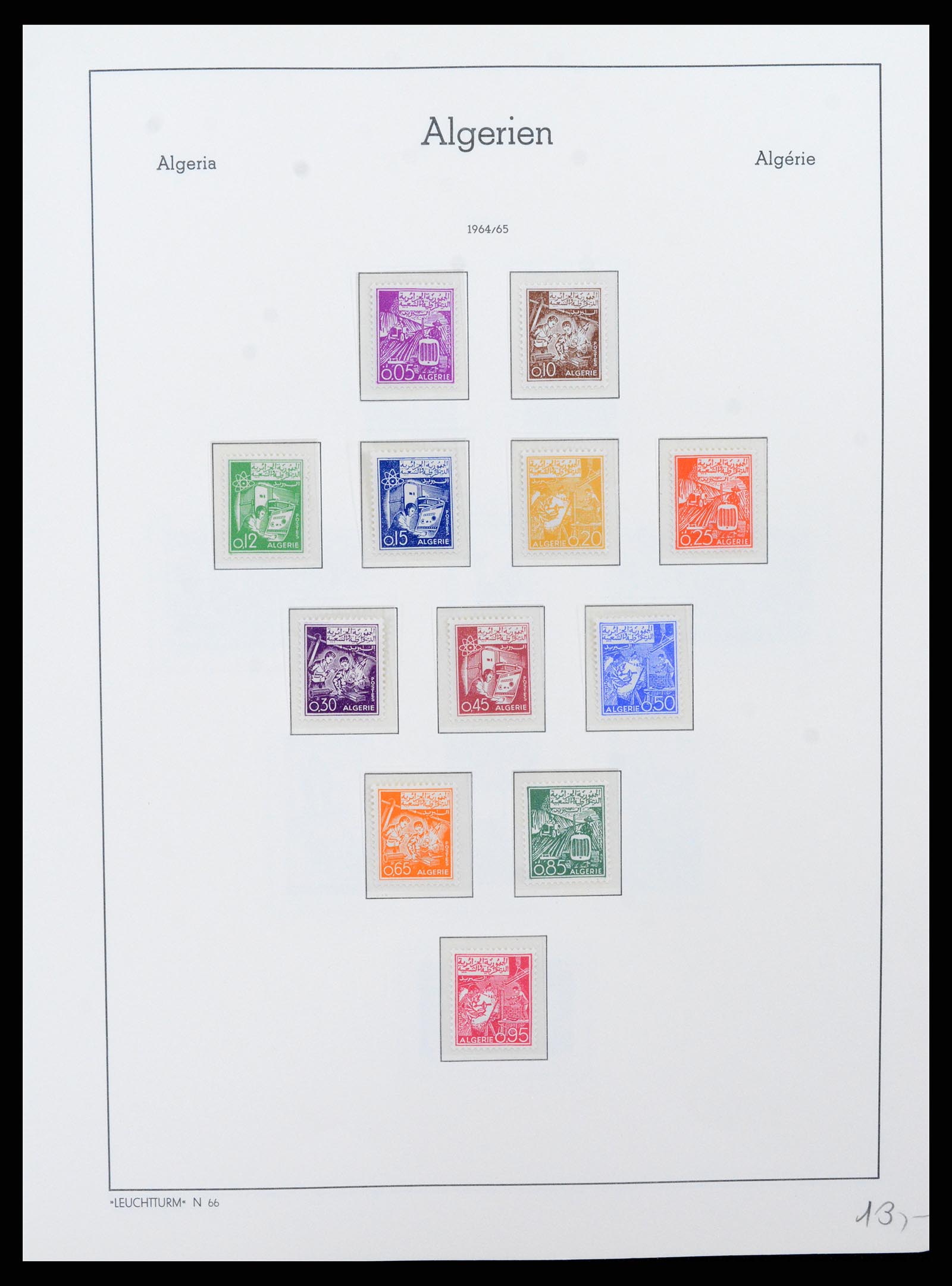 37532 032 - Stamp collection 37532 Algeria 1924-1985.