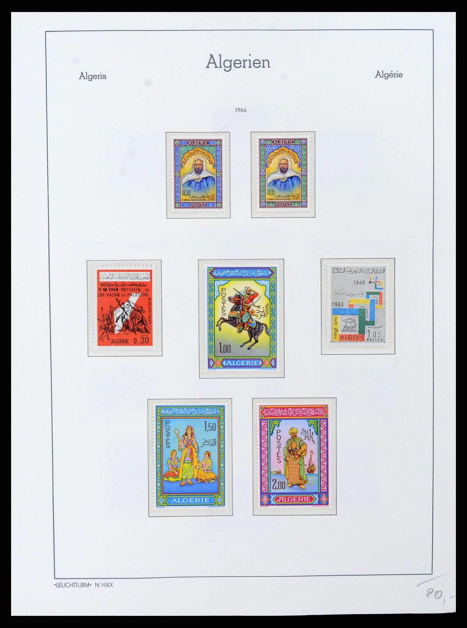 37532 037 - Stamp collection 37532 Algeria 1924-1985.