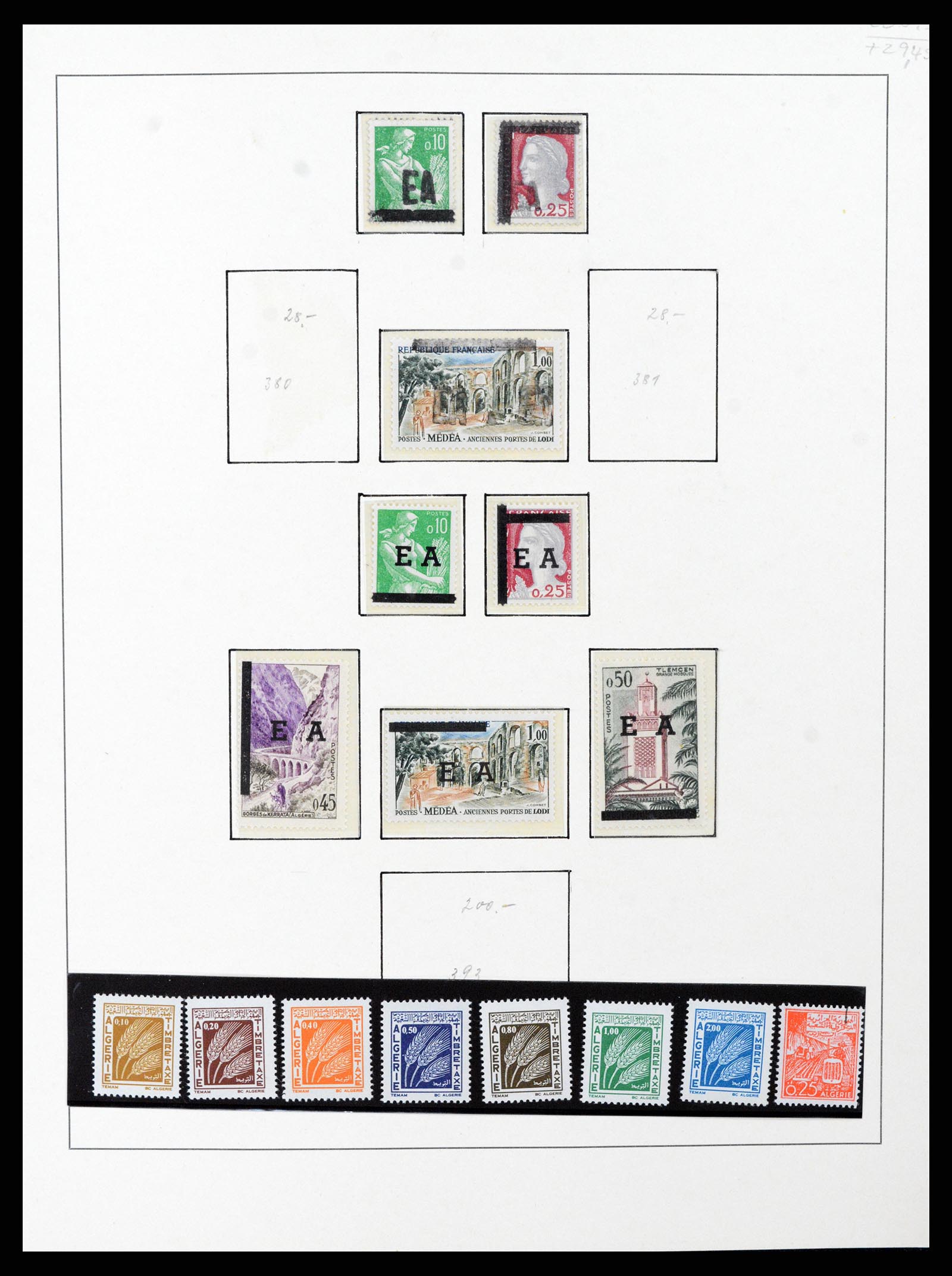 37532 043 - Stamp collection 37532 Algeria 1924-1985.