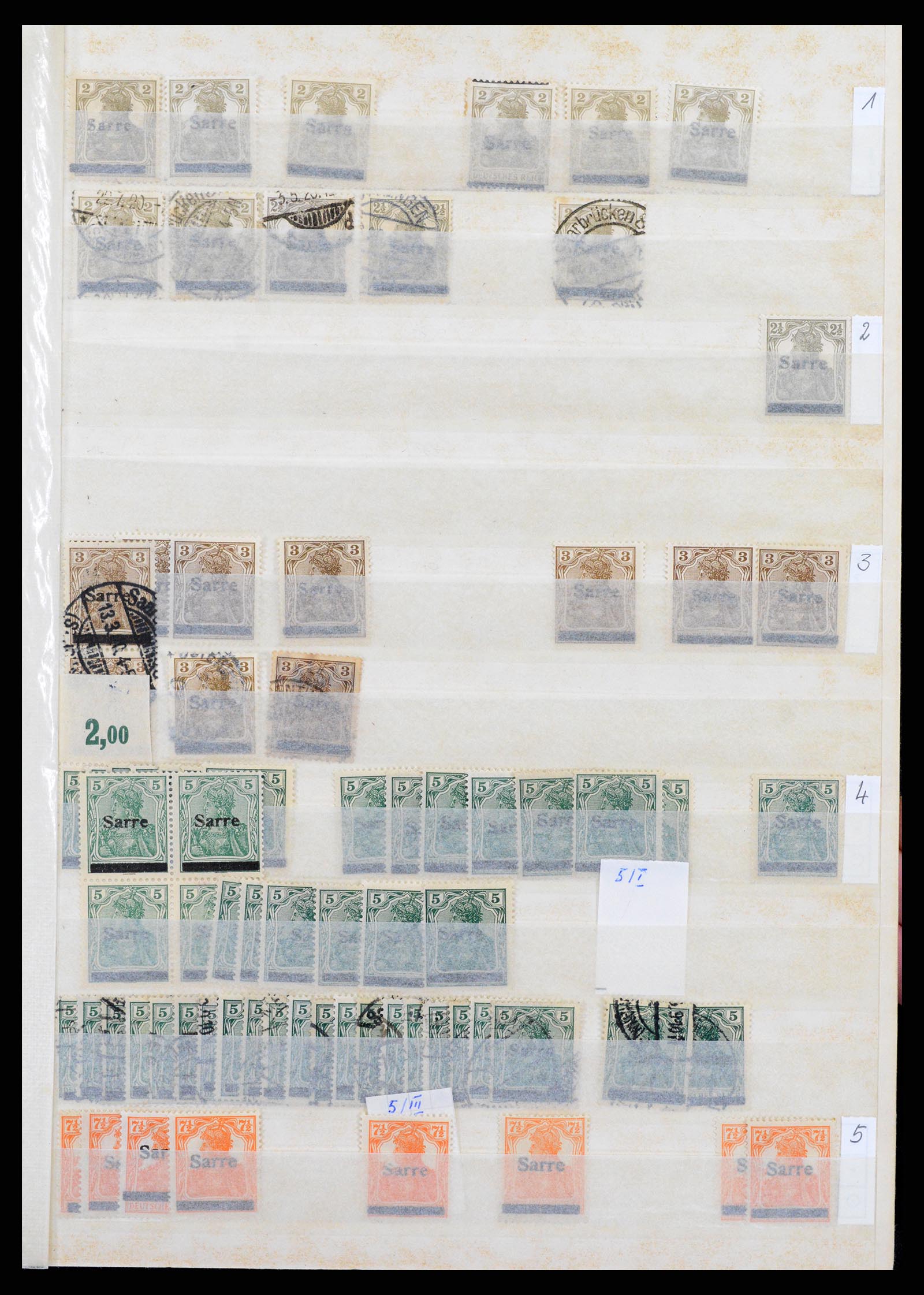37534 001 - Postzegelverzameling 37534 Duitse gebieden en bezettingen 1920-1959.