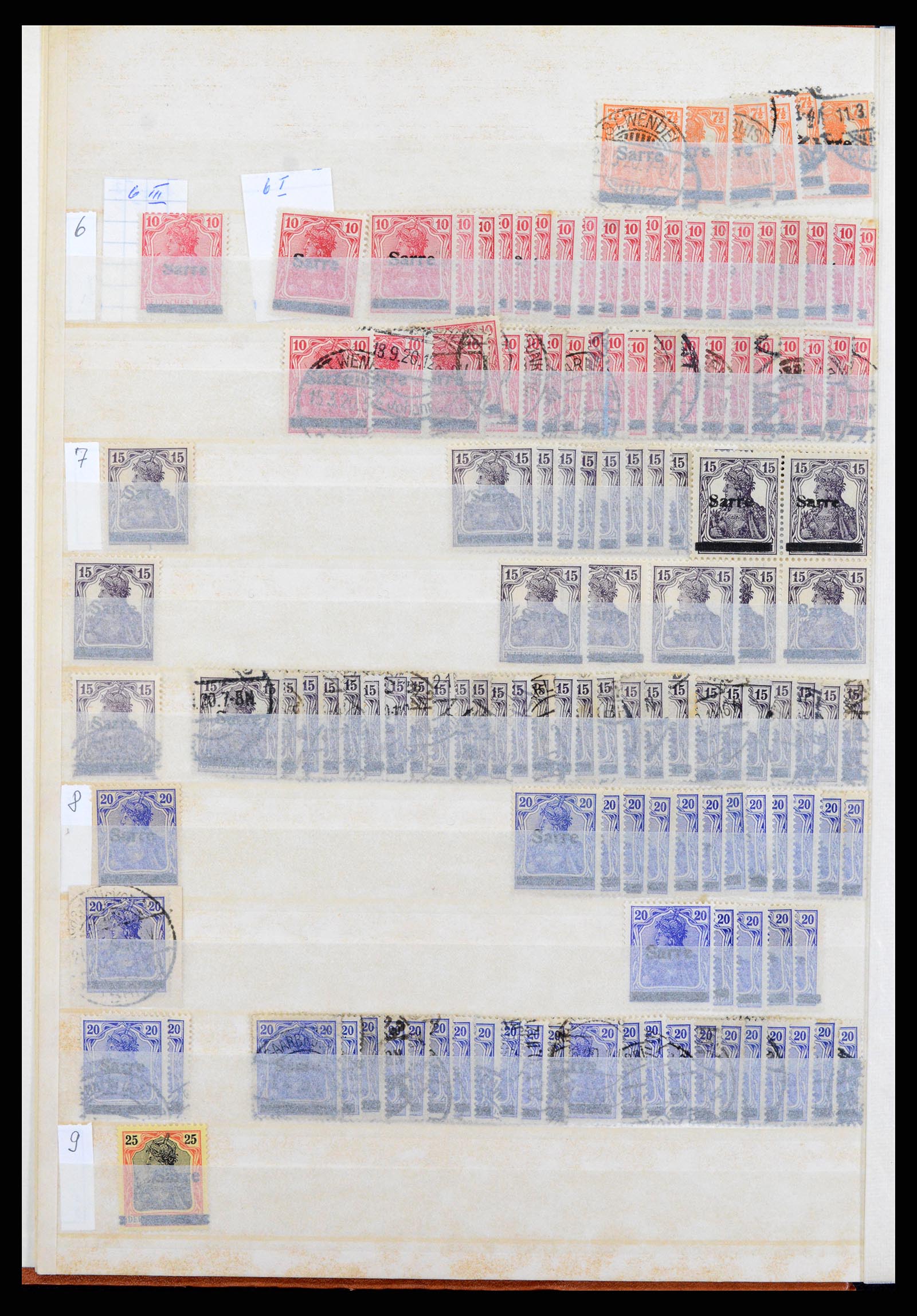 37534 002 - Postzegelverzameling 37534 Duitse gebieden en bezettingen 1920-1959.