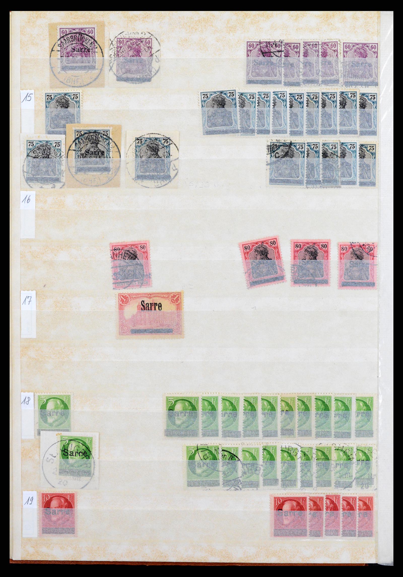 37534 004 - Postzegelverzameling 37534 Duitse gebieden en bezettingen 1920-1959.