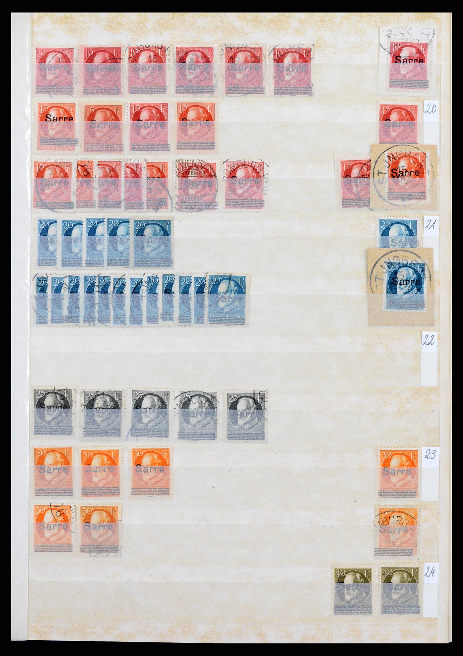 37534 005 - Postzegelverzameling 37534 Duitse gebieden en bezettingen 1920-1959.