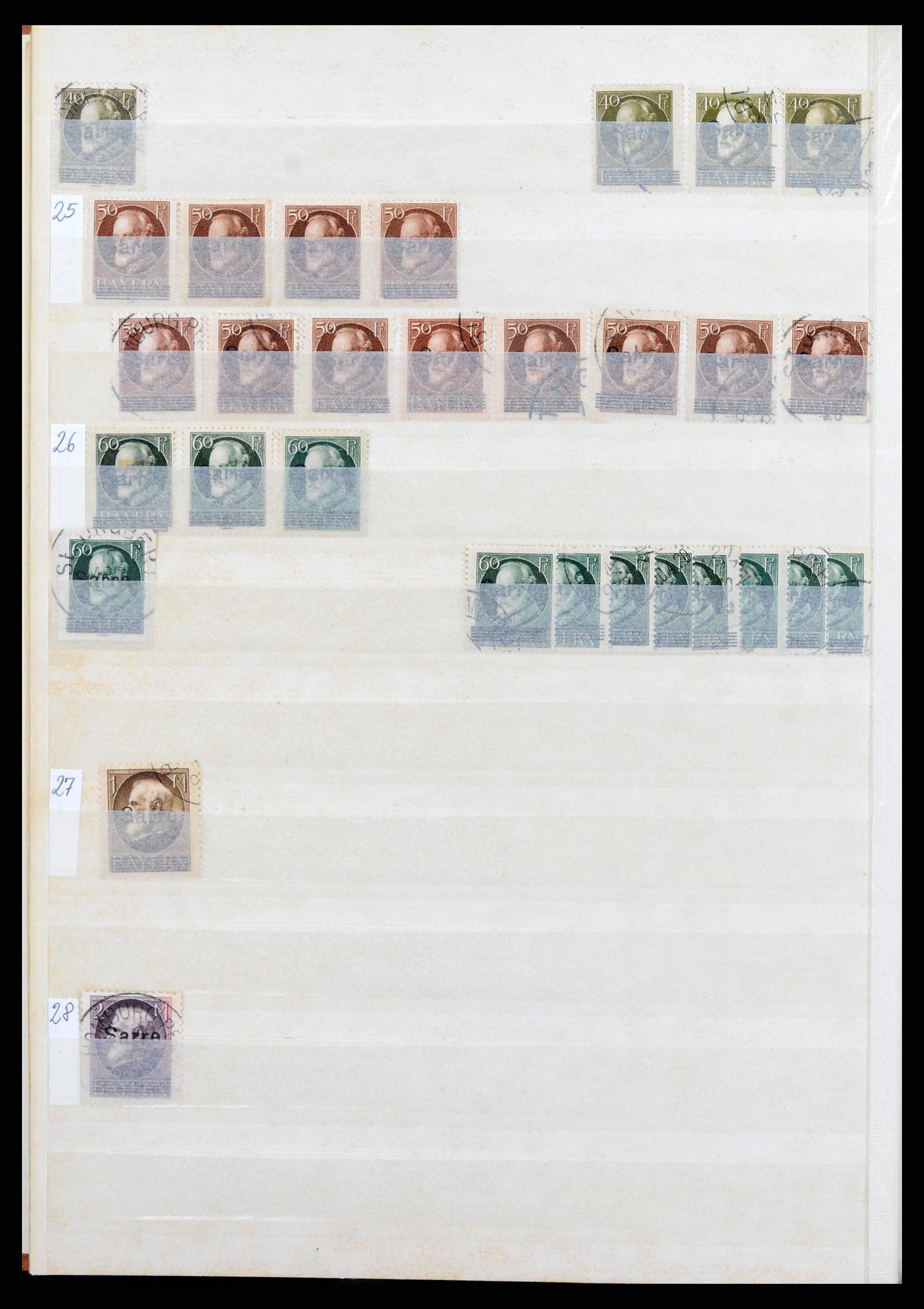 37534 006 - Postzegelverzameling 37534 Duitse gebieden en bezettingen 1920-1959.