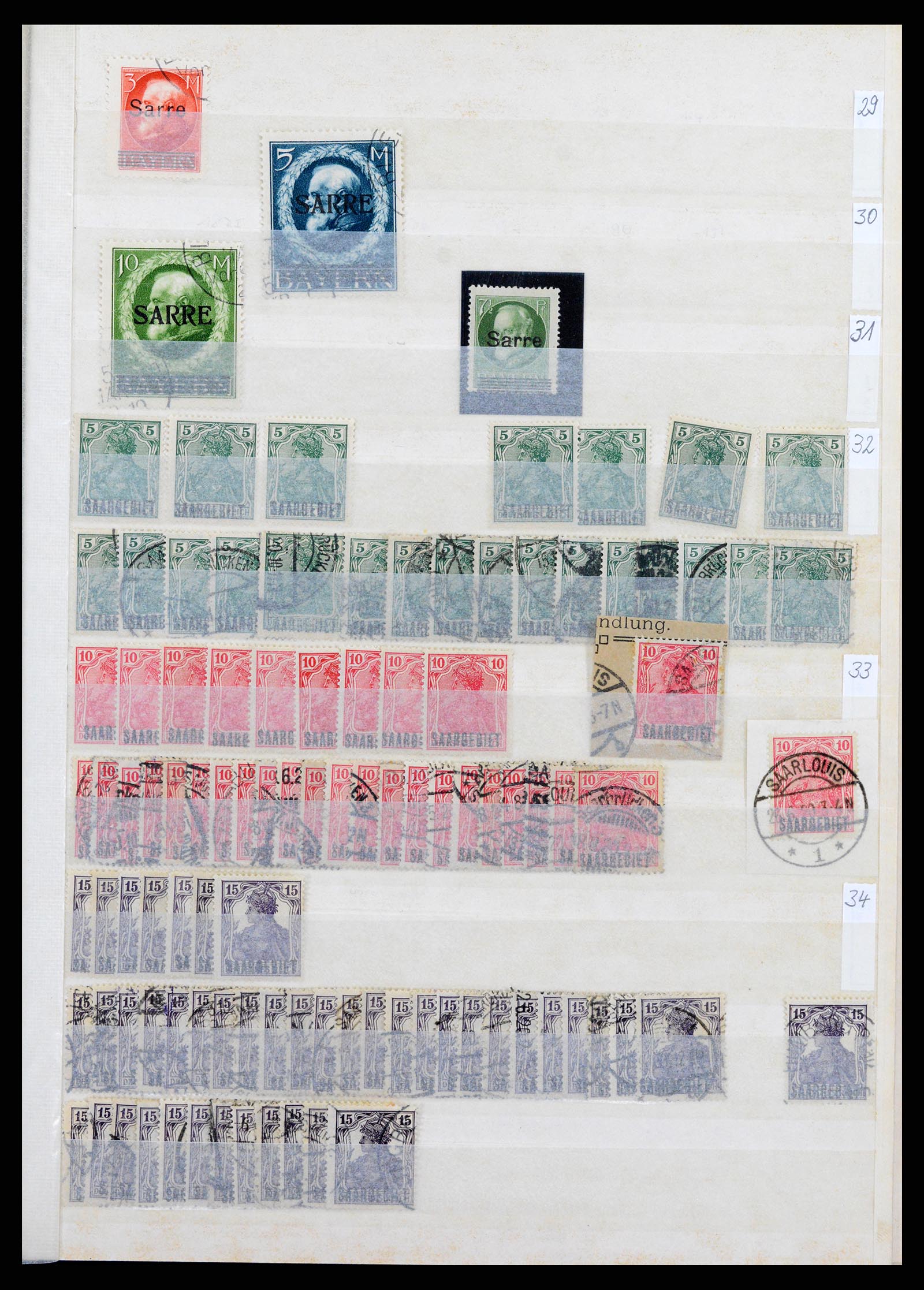 37534 007 - Postzegelverzameling 37534 Duitse gebieden en bezettingen 1920-1959.