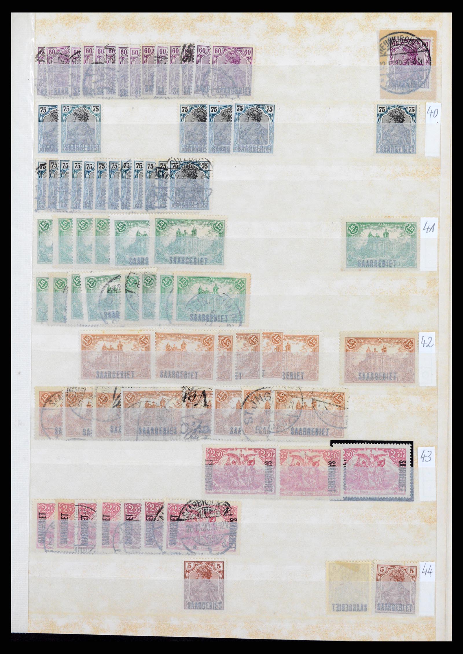 37534 009 - Postzegelverzameling 37534 Duitse gebieden en bezettingen 1920-1959.