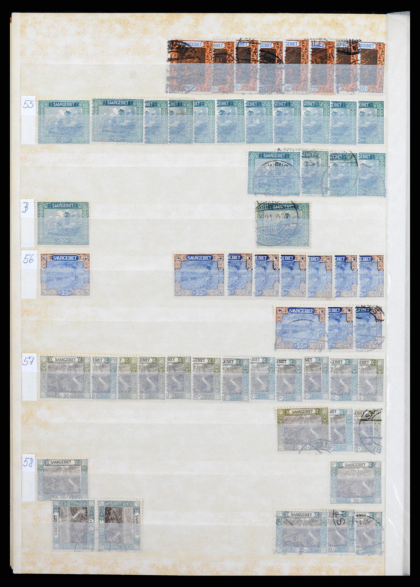 37534 012 - Postzegelverzameling 37534 Duitse gebieden en bezettingen 1920-1959.