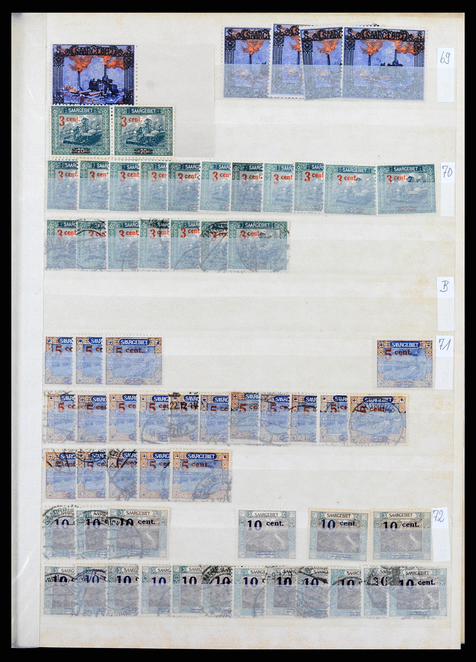 37534 015 - Postzegelverzameling 37534 Duitse gebieden en bezettingen 1920-1959.