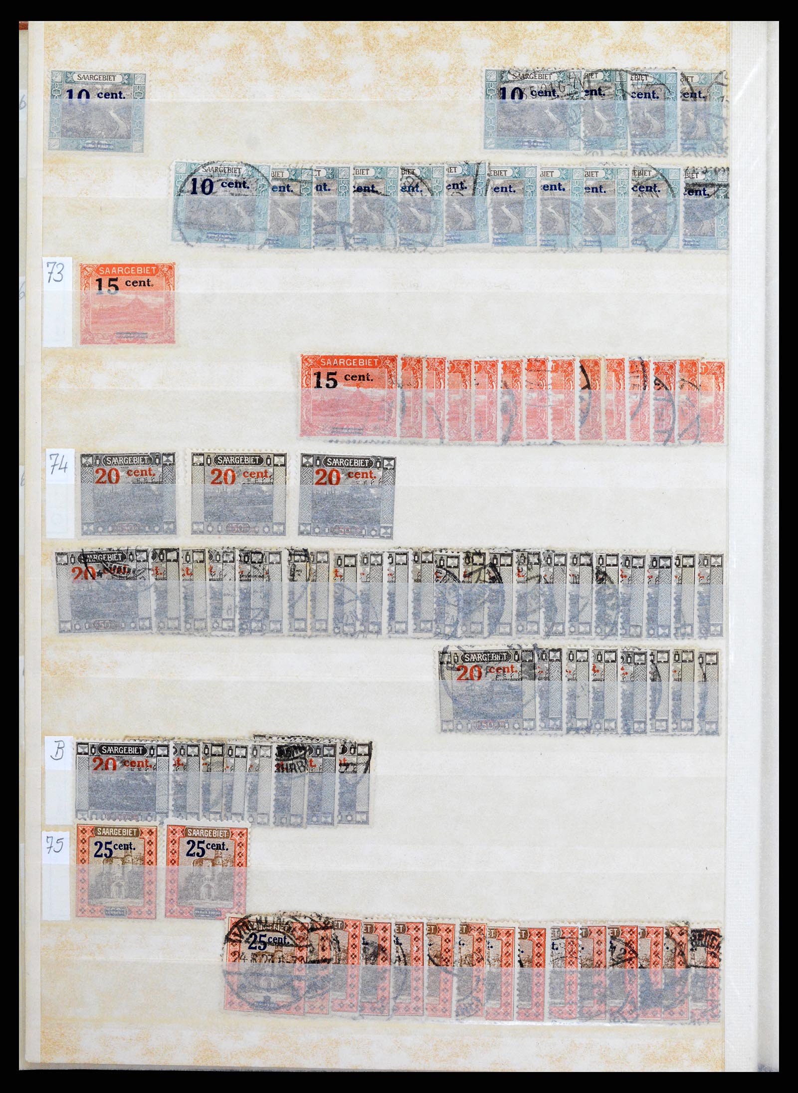 37534 016 - Postzegelverzameling 37534 Duitse gebieden en bezettingen 1920-1959.