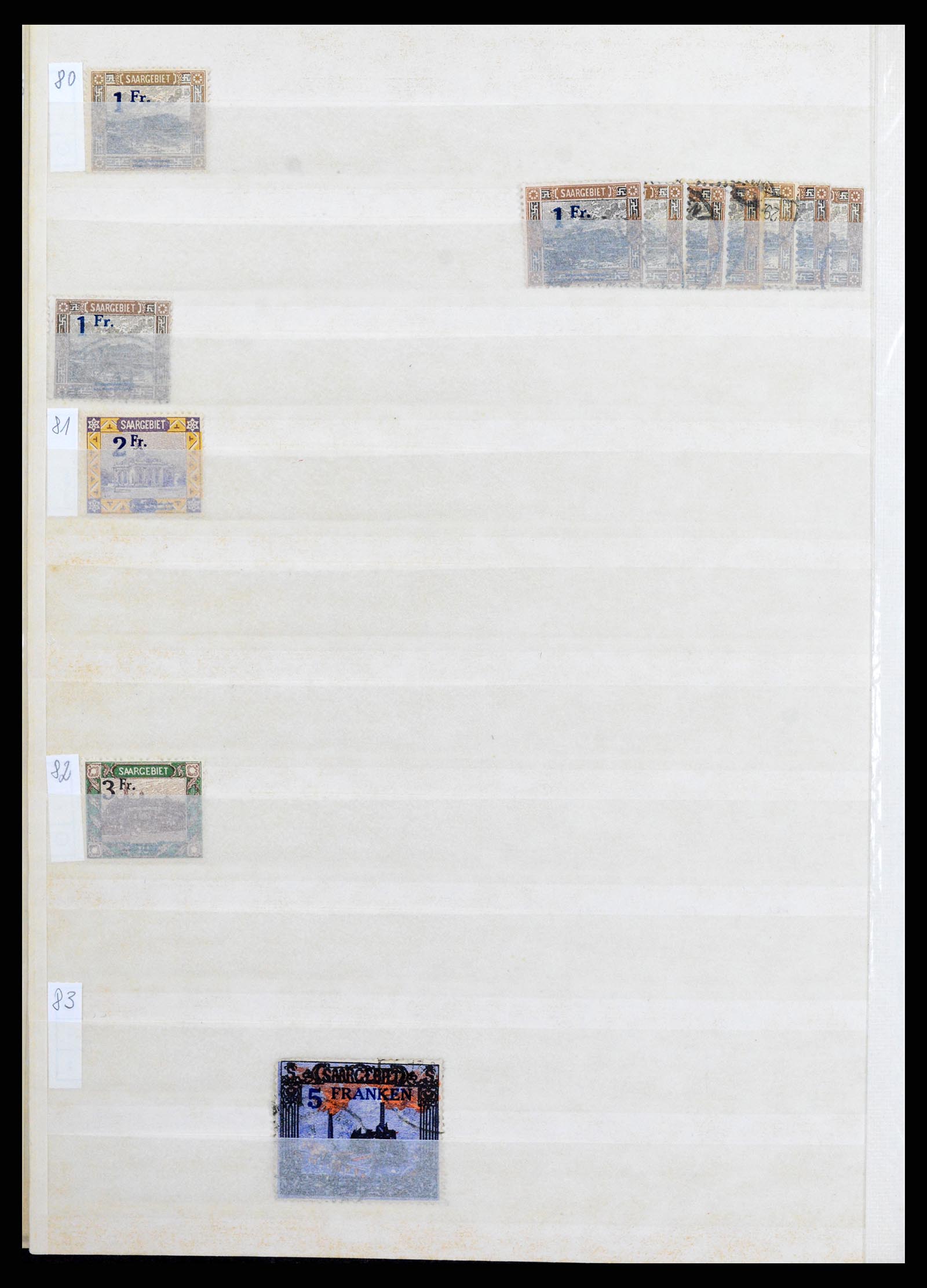 37534 018 - Postzegelverzameling 37534 Duitse gebieden en bezettingen 1920-1959.