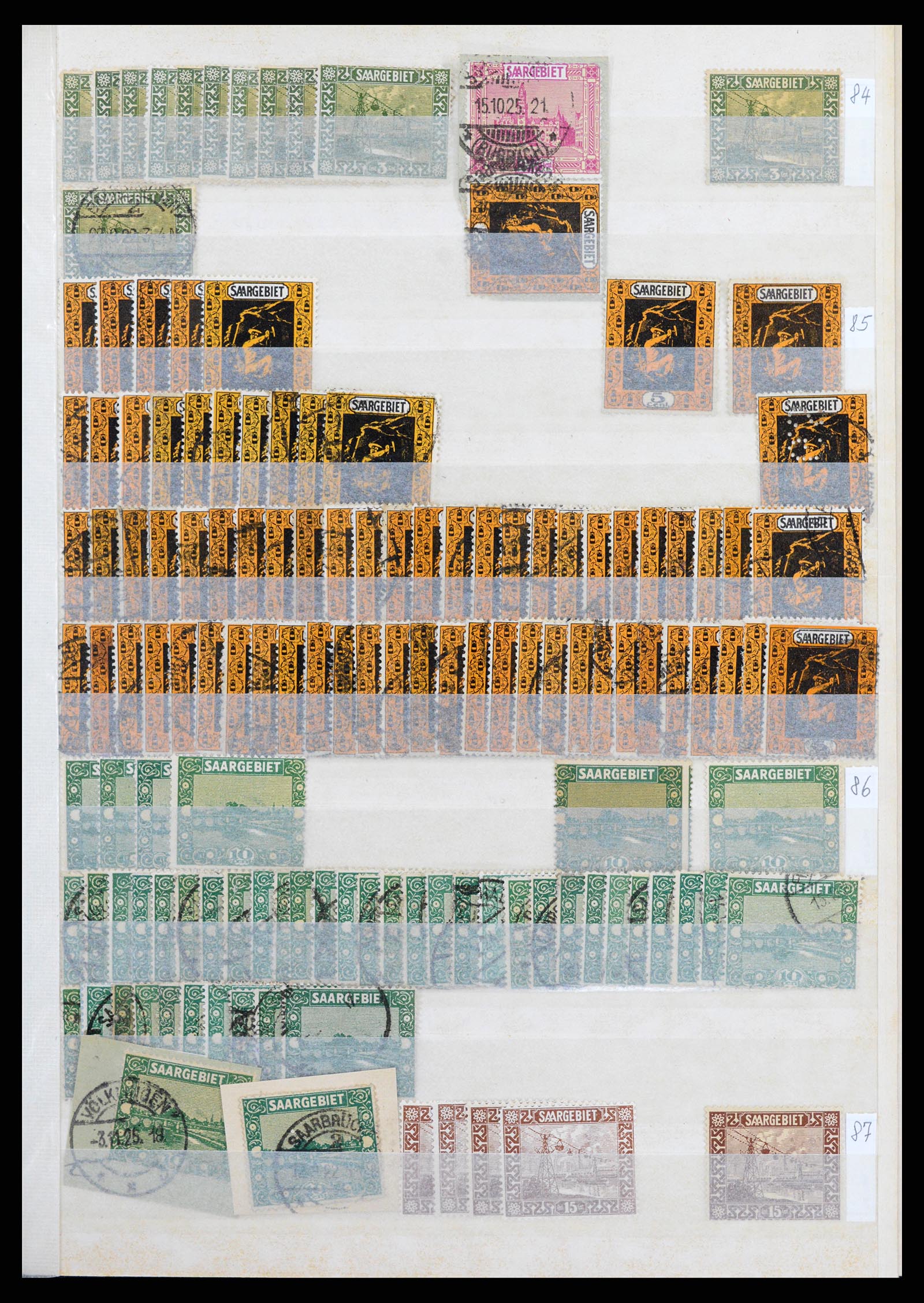 37534 019 - Postzegelverzameling 37534 Duitse gebieden en bezettingen 1920-1959.