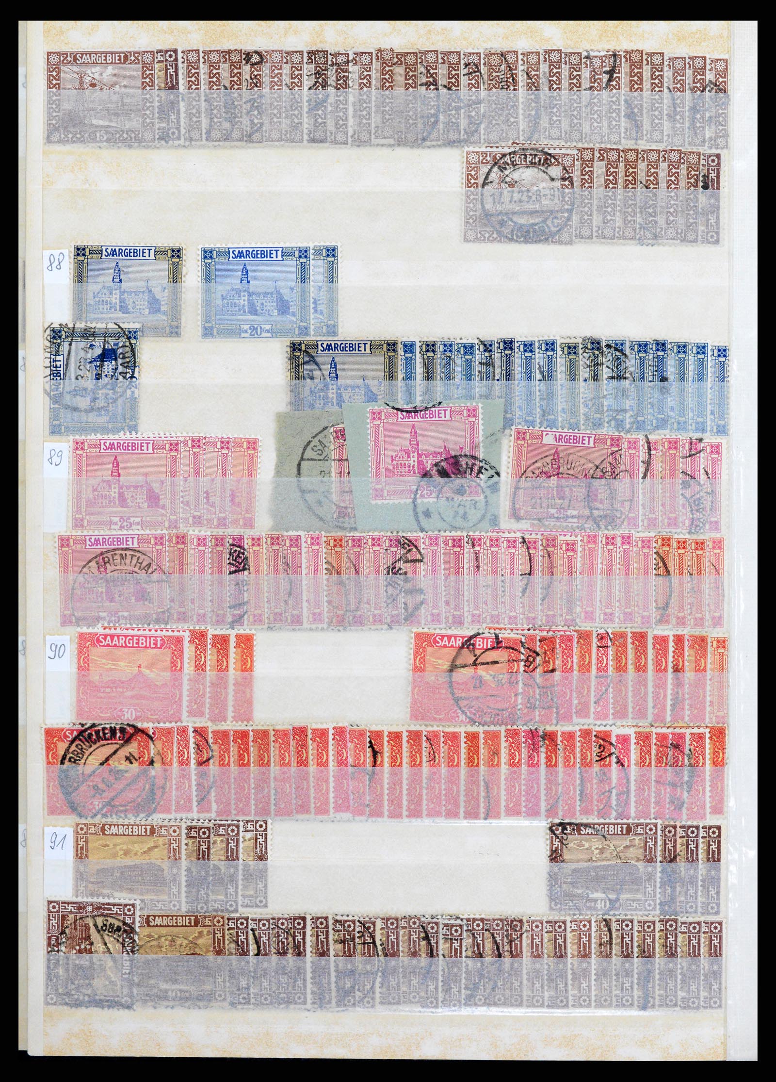 37534 020 - Postzegelverzameling 37534 Duitse gebieden en bezettingen 1920-1959.