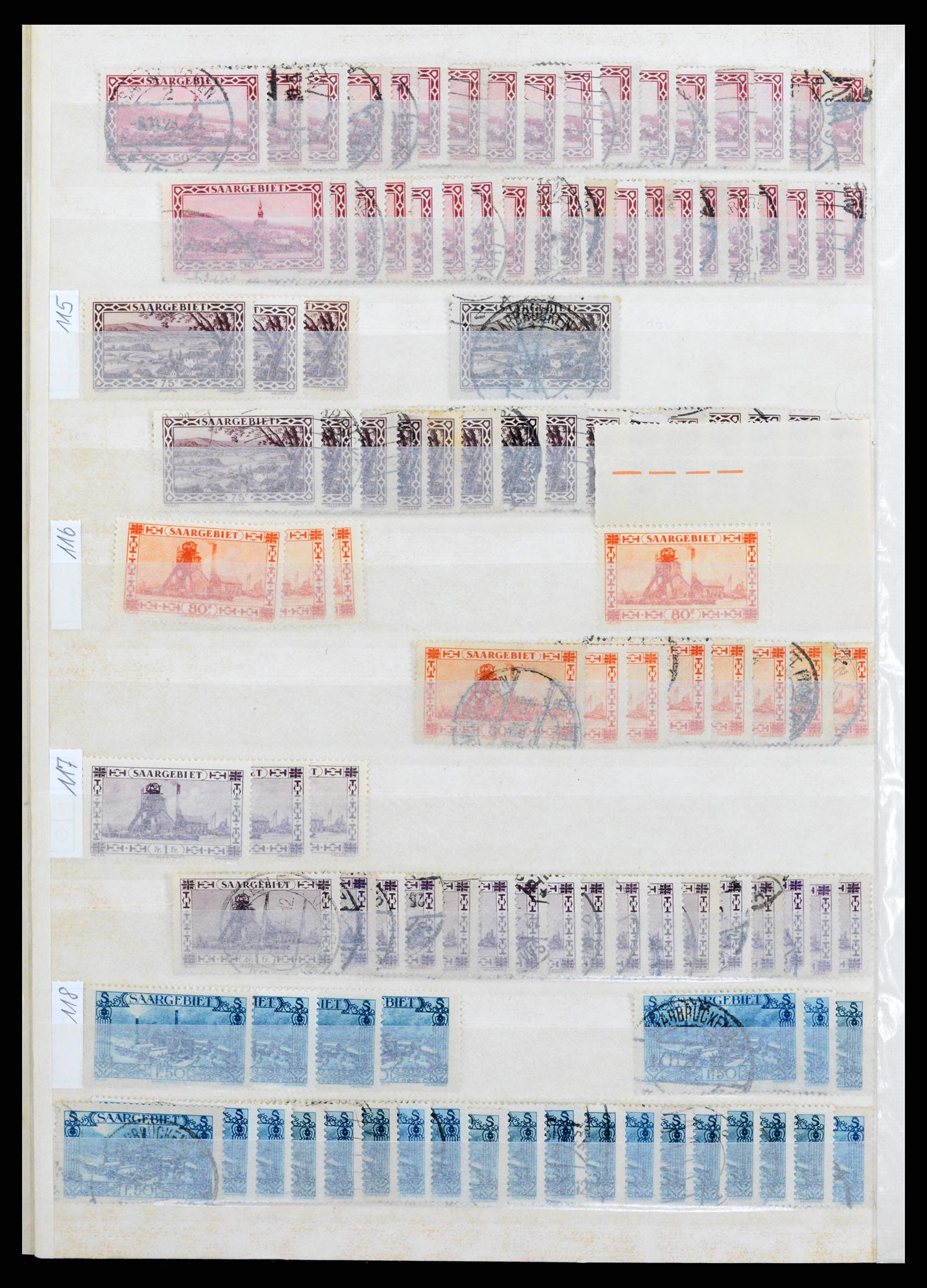 37534 026 - Postzegelverzameling 37534 Duitse gebieden en bezettingen 1920-1959.