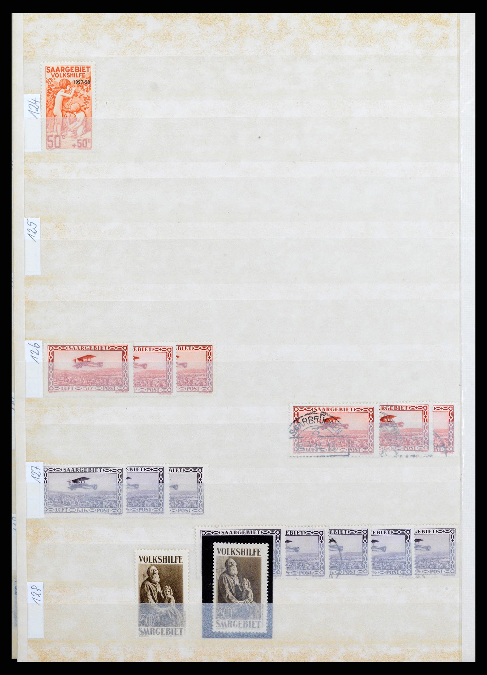37534 028 - Postzegelverzameling 37534 Duitse gebieden en bezettingen 1920-1959.