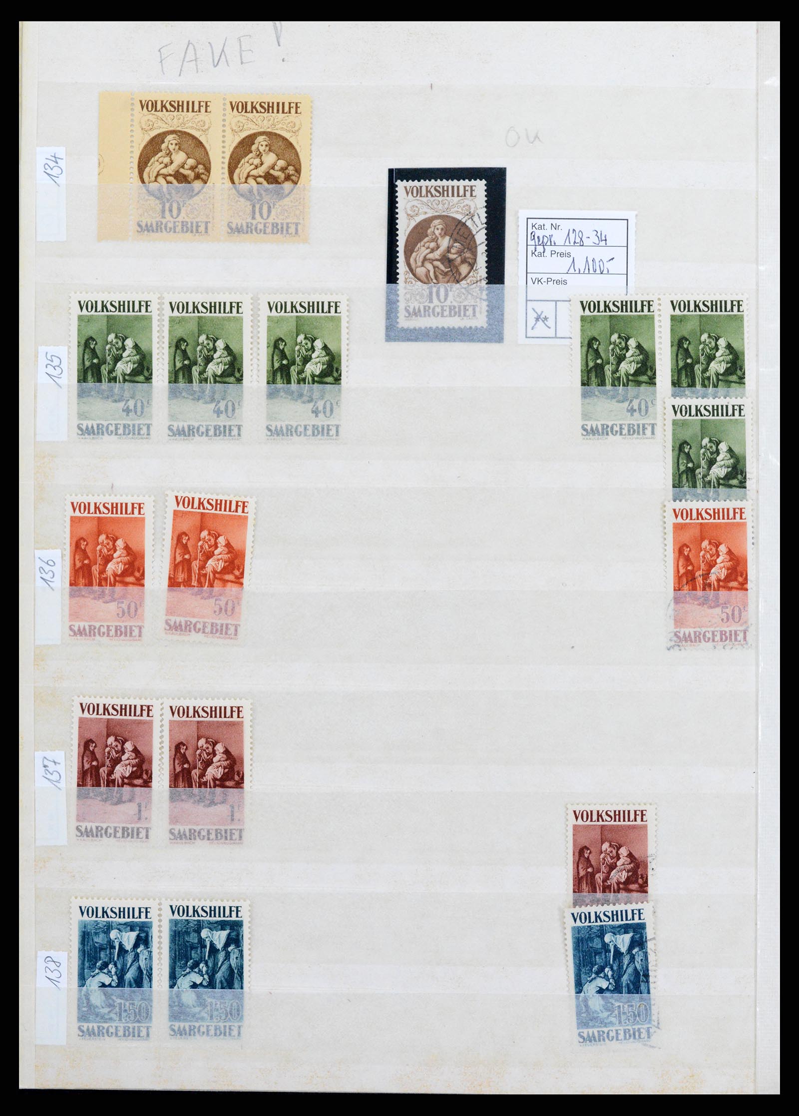 37534 030 - Postzegelverzameling 37534 Duitse gebieden en bezettingen 1920-1959.