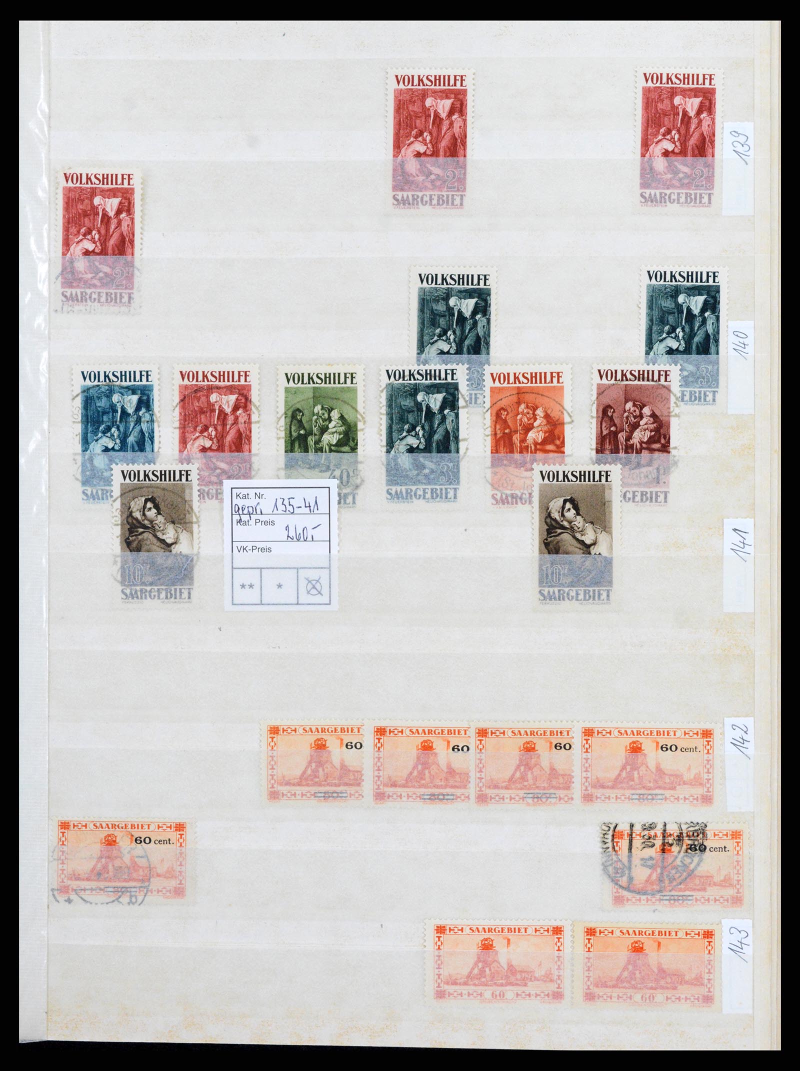 37534 031 - Postzegelverzameling 37534 Duitse gebieden en bezettingen 1920-1959.