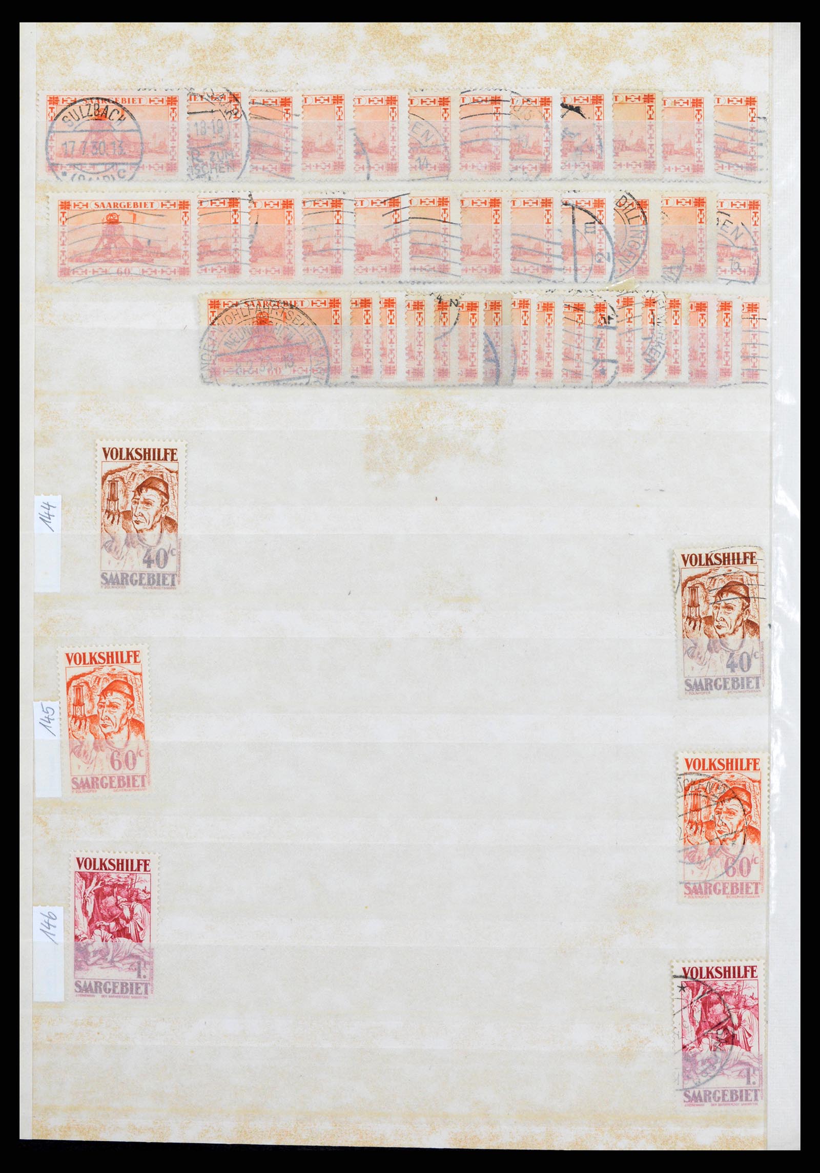 37534 032 - Postzegelverzameling 37534 Duitse gebieden en bezettingen 1920-1959.