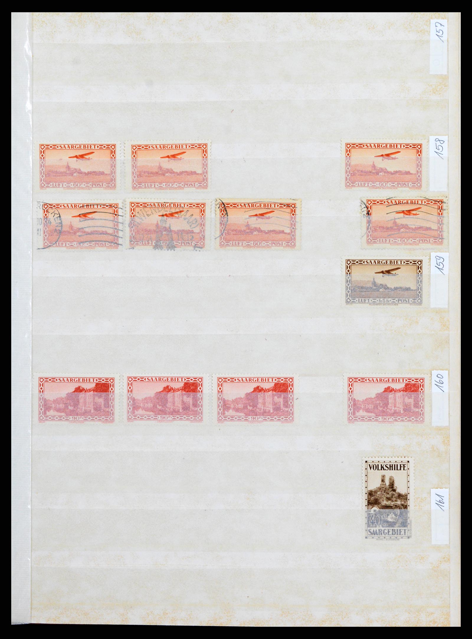 37534 035 - Postzegelverzameling 37534 Duitse gebieden en bezettingen 1920-1959.