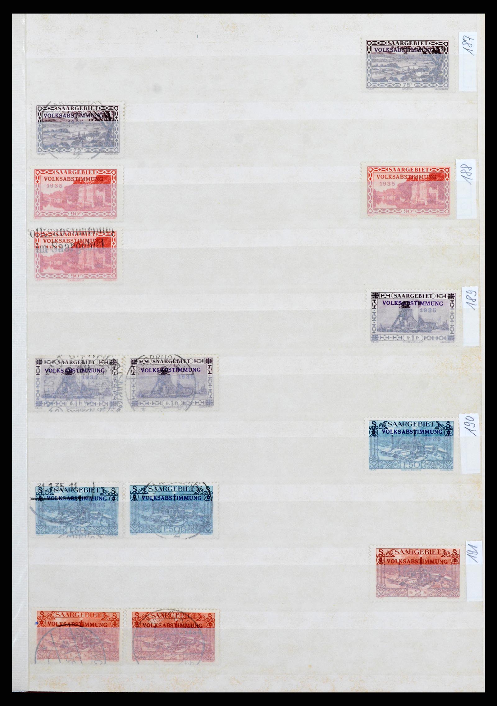 37534 041 - Postzegelverzameling 37534 Duitse gebieden en bezettingen 1920-1959.
