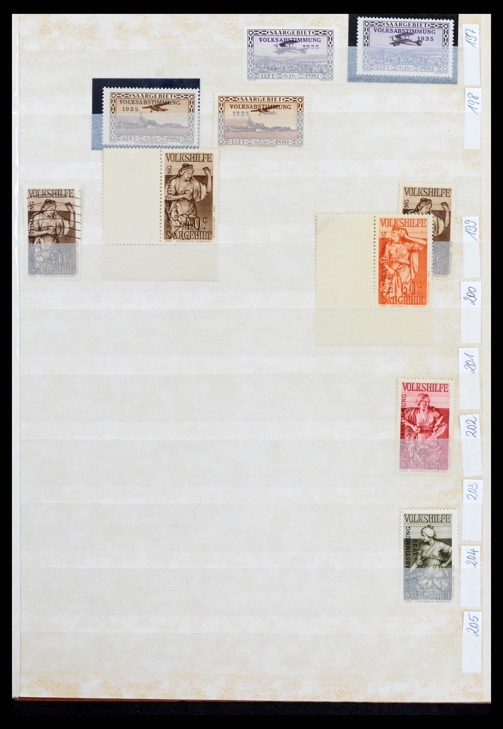 37534 043 - Postzegelverzameling 37534 Duitse gebieden en bezettingen 1920-1959.