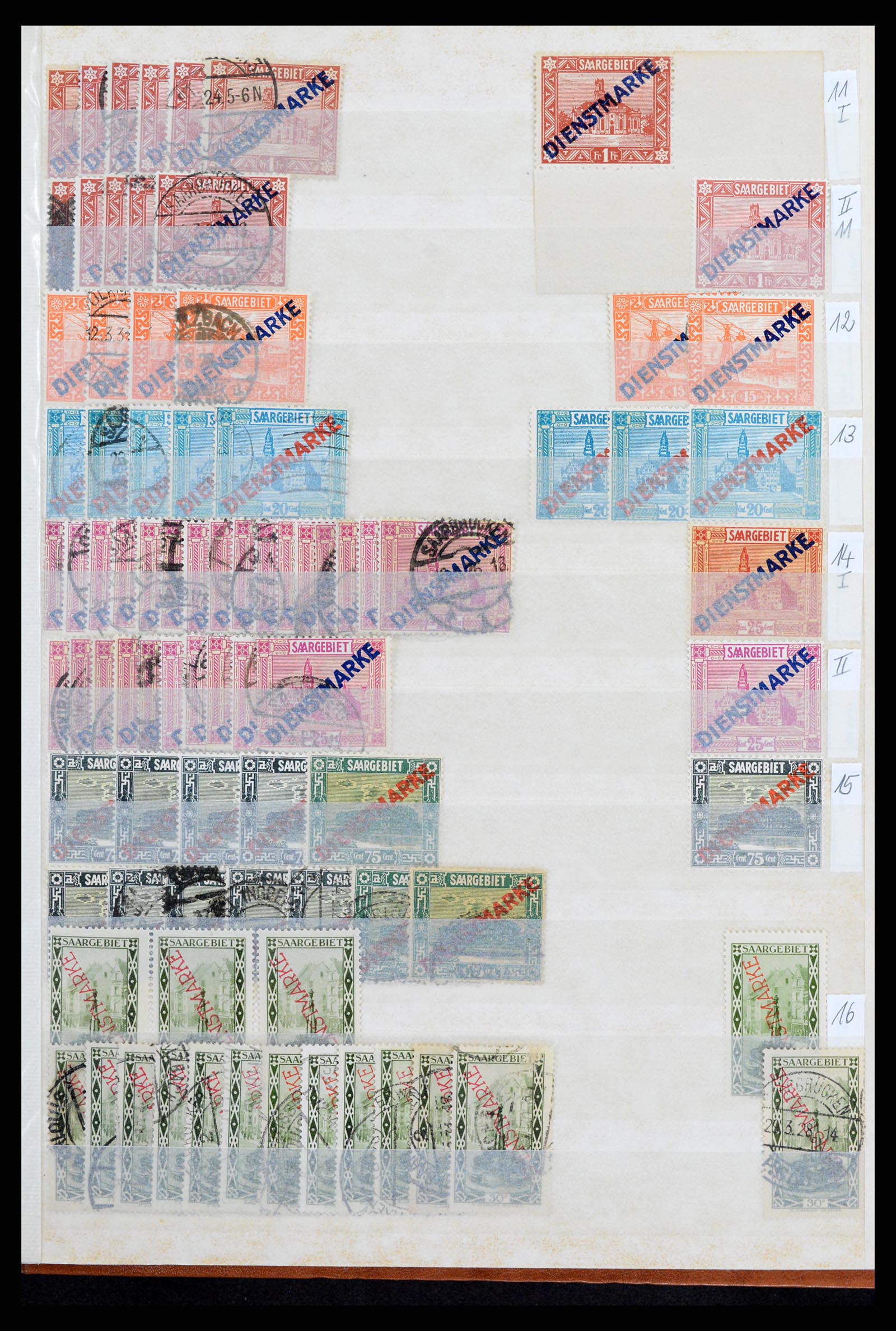 37534 045 - Postzegelverzameling 37534 Duitse gebieden en bezettingen 1920-1959.
