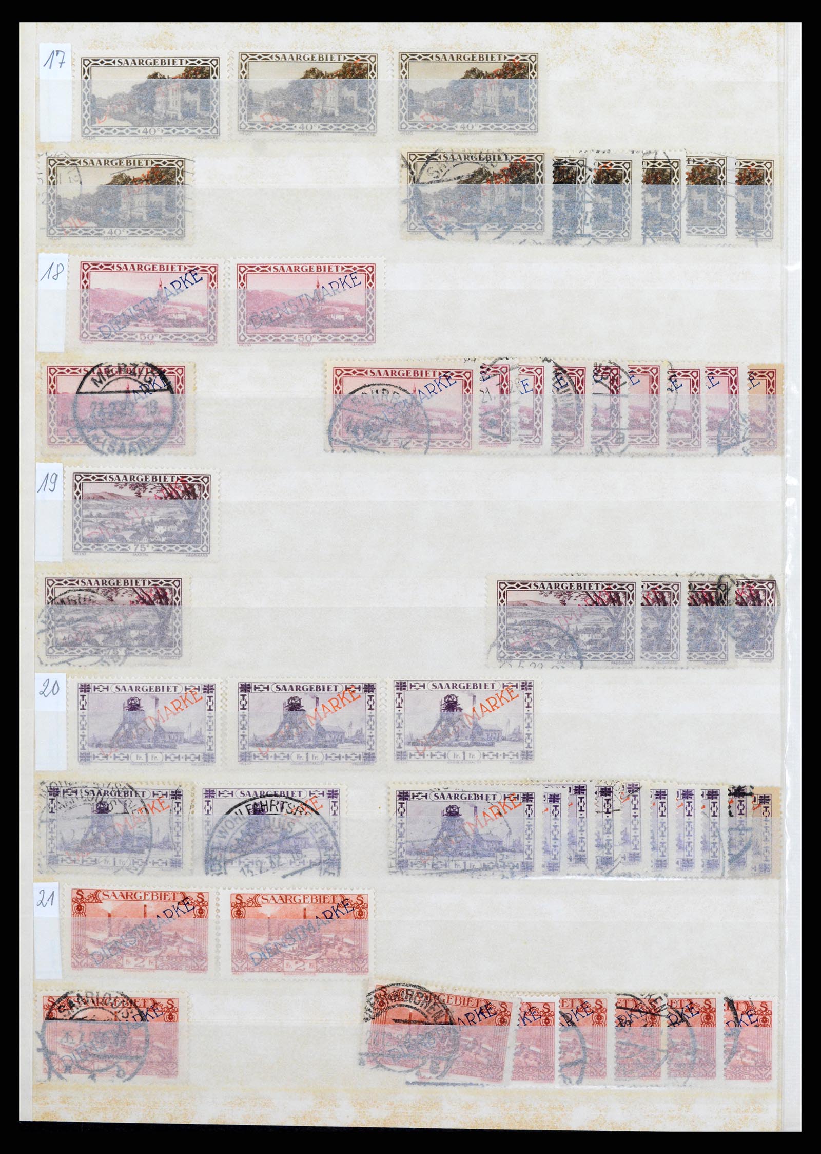 37534 046 - Postzegelverzameling 37534 Duitse gebieden en bezettingen 1920-1959.