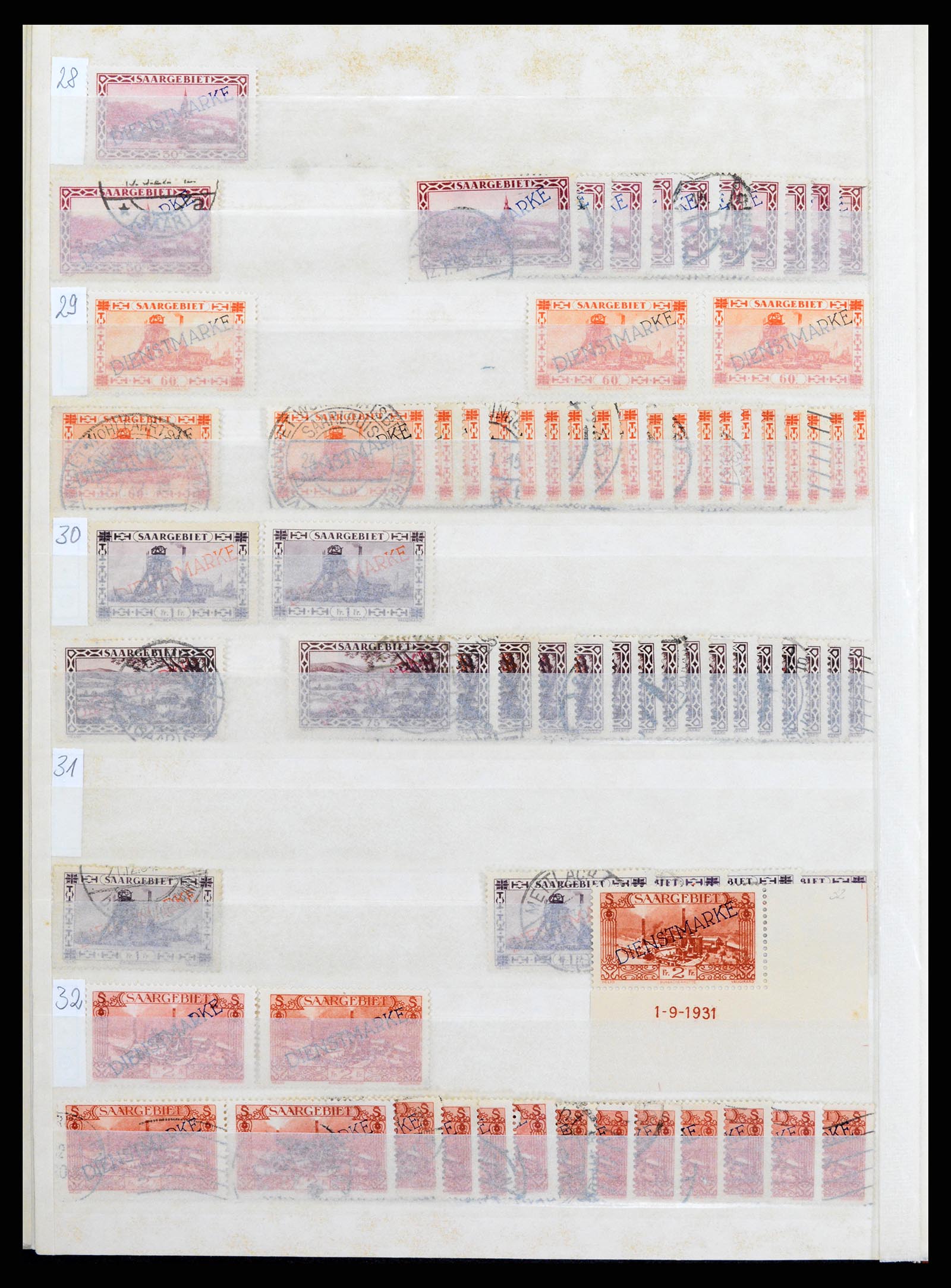 37534 048 - Postzegelverzameling 37534 Duitse gebieden en bezettingen 1920-1959.