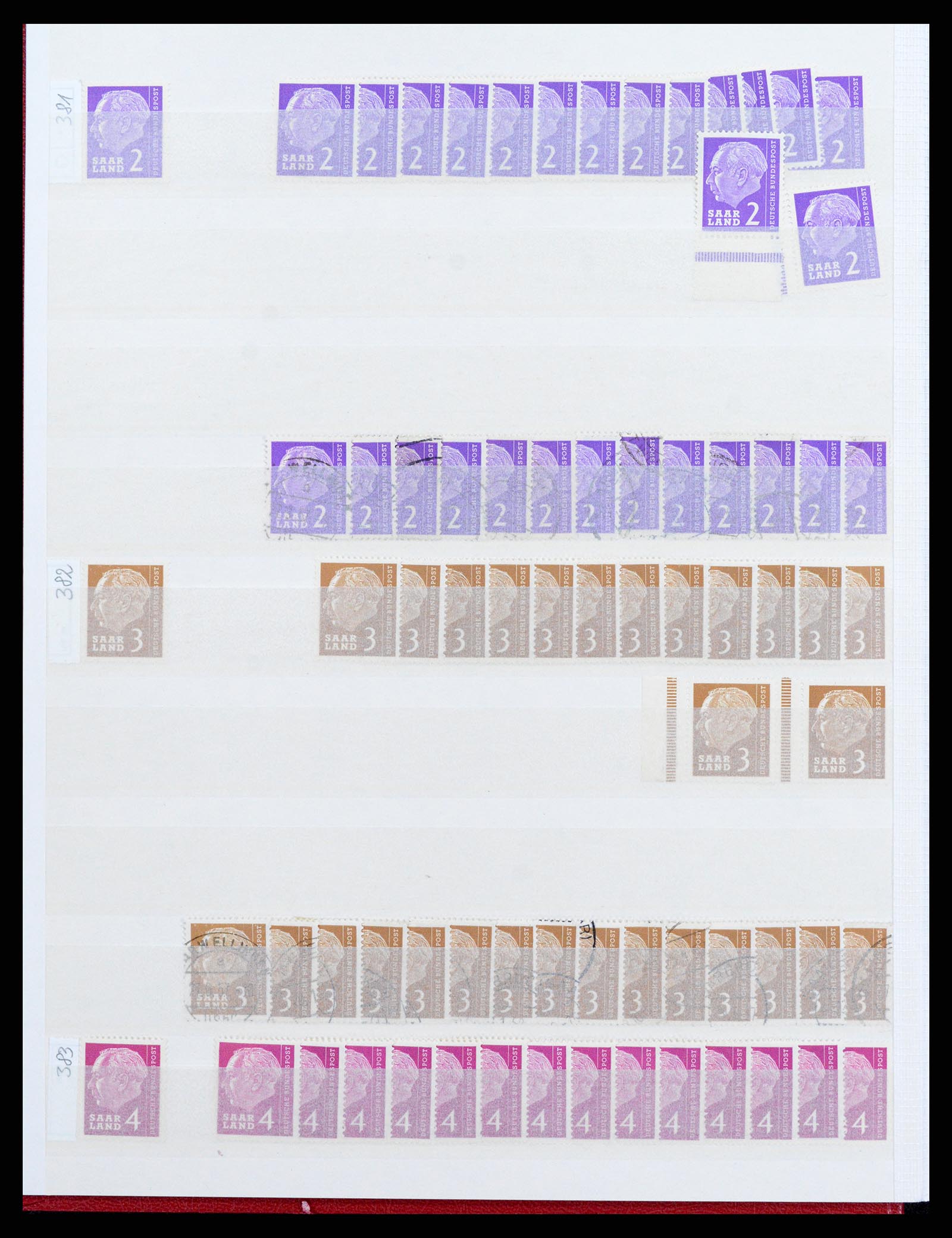 37534 066 - Postzegelverzameling 37534 Duitse gebieden en bezettingen 1920-1959.