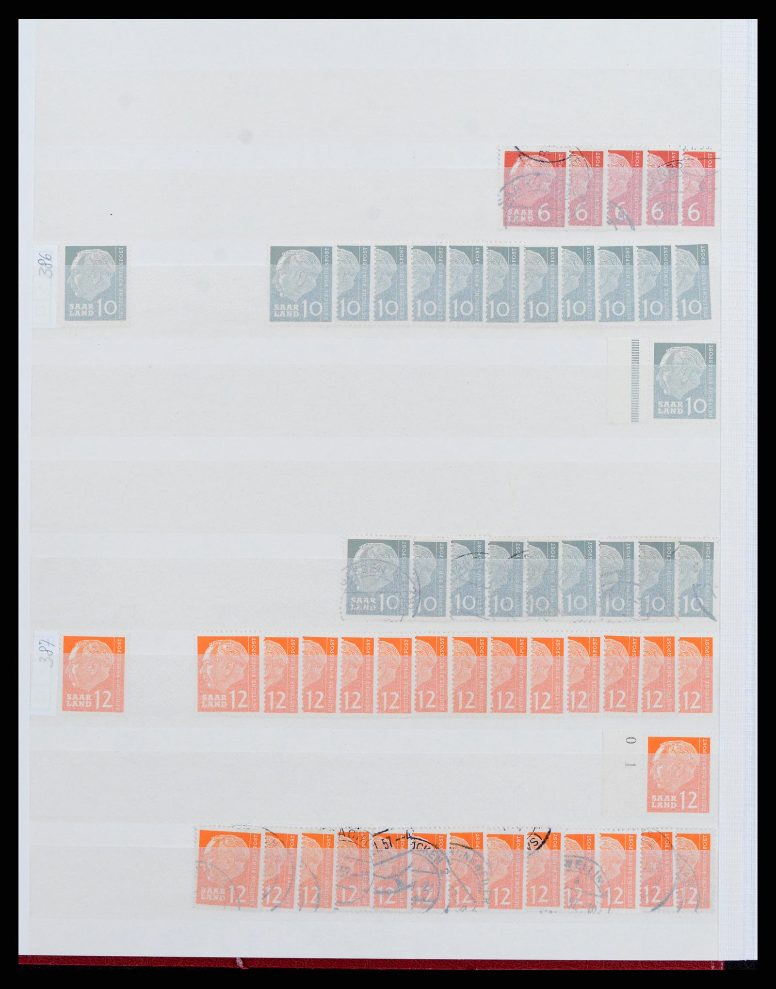 37534 068 - Postzegelverzameling 37534 Duitse gebieden en bezettingen 1920-1959.