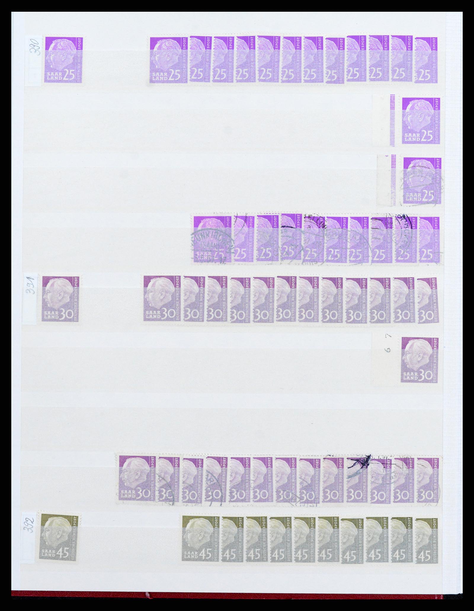 37534 070 - Postzegelverzameling 37534 Duitse gebieden en bezettingen 1920-1959.