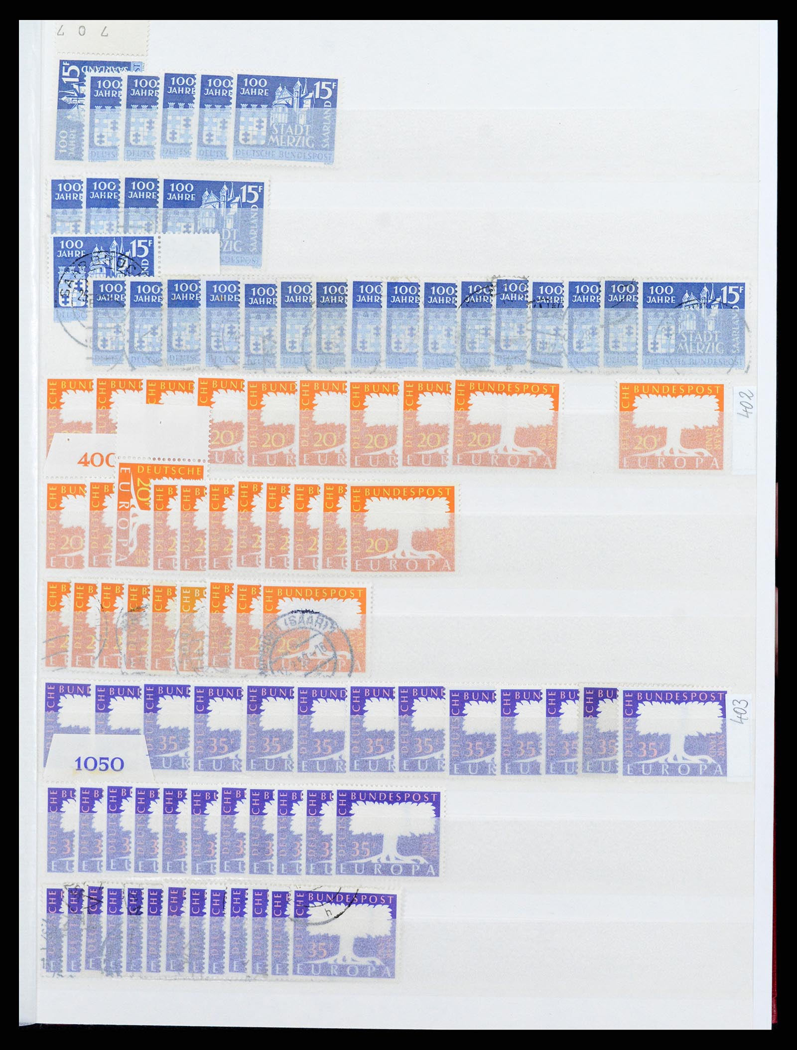 37534 075 - Stamp collection 37534 German territories and occupations 1920-1959.