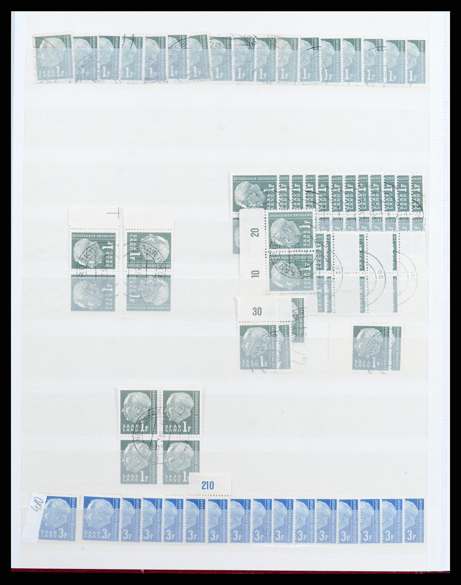 37534 078 - Postzegelverzameling 37534 Duitse gebieden en bezettingen 1920-1959.