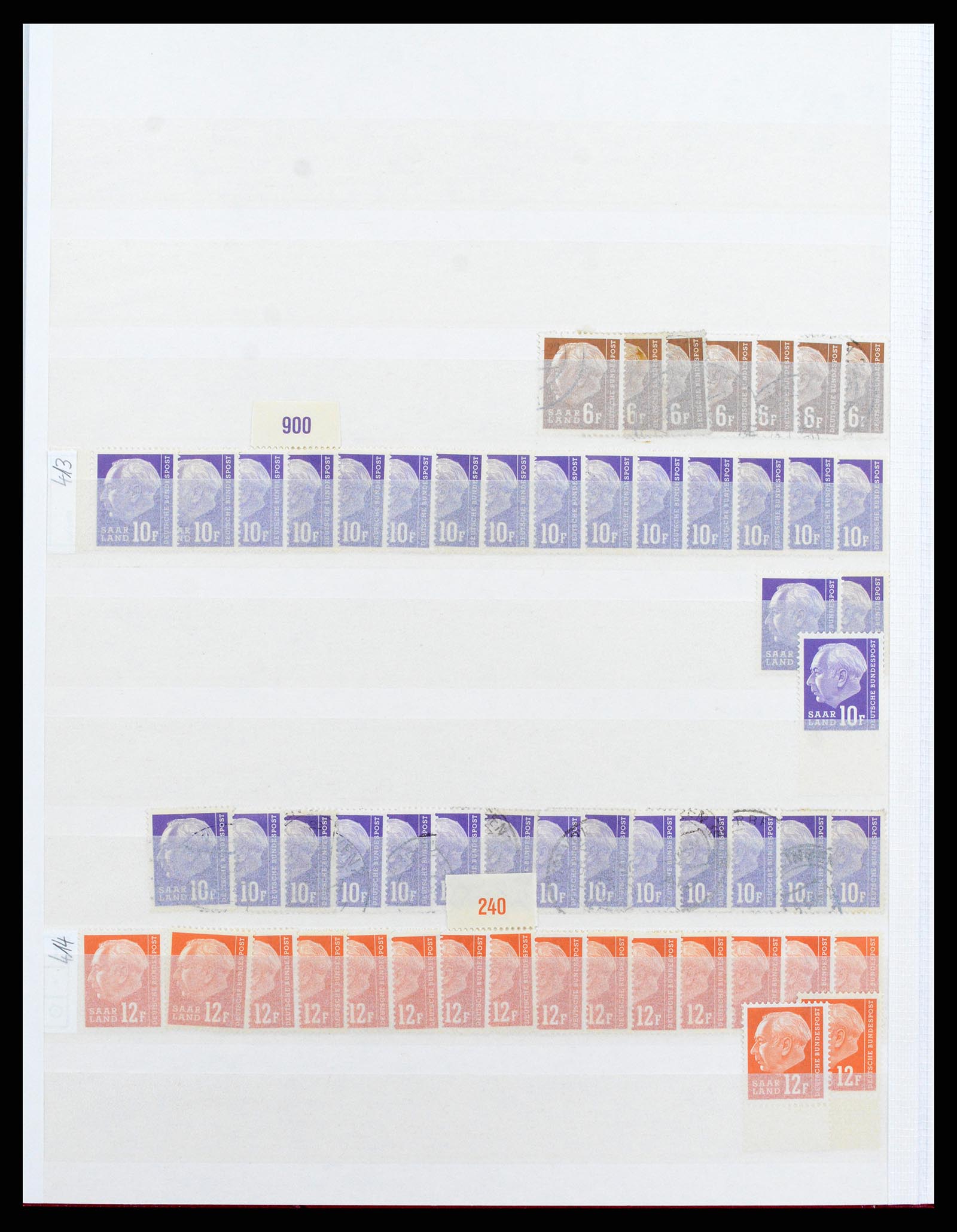 37534 080 - Postzegelverzameling 37534 Duitse gebieden en bezettingen 1920-1959.