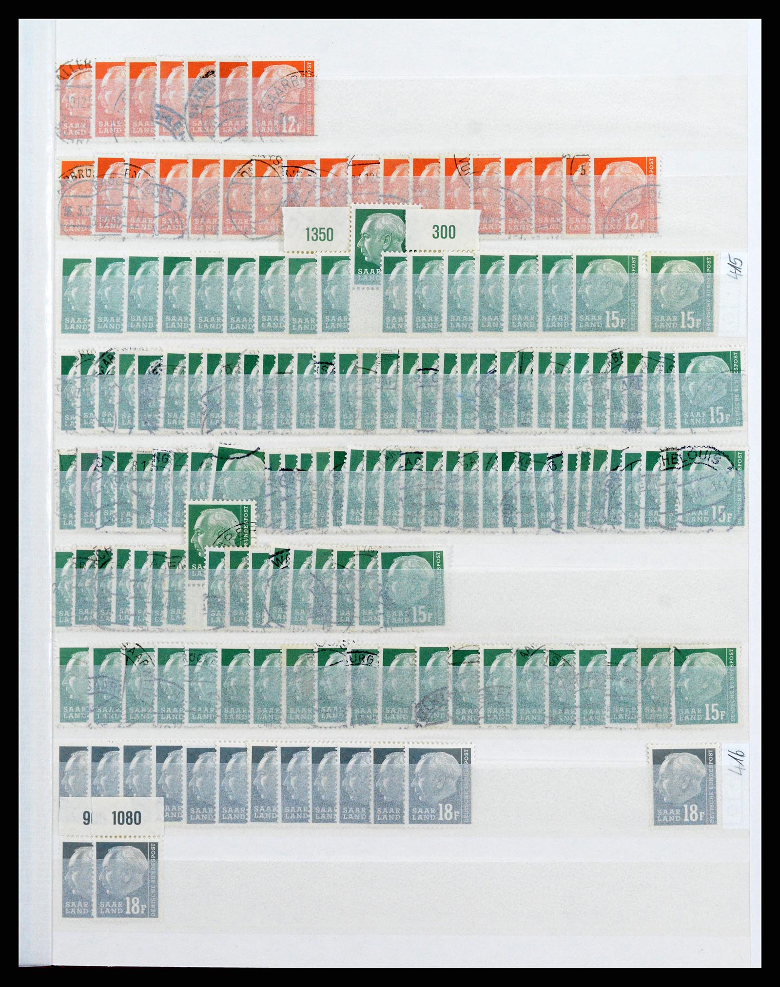 37534 081 - Postzegelverzameling 37534 Duitse gebieden en bezettingen 1920-1959.