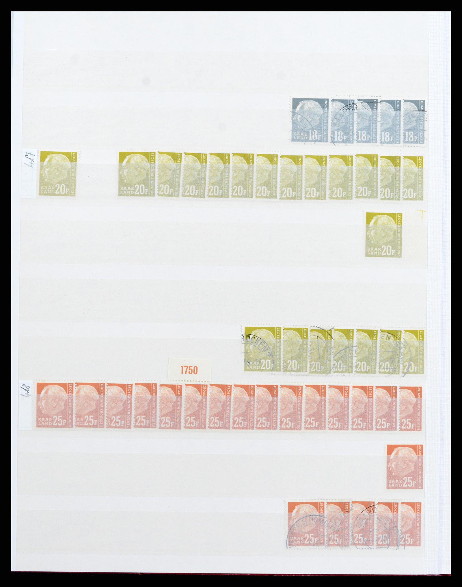 37534 082 - Postzegelverzameling 37534 Duitse gebieden en bezettingen 1920-1959.