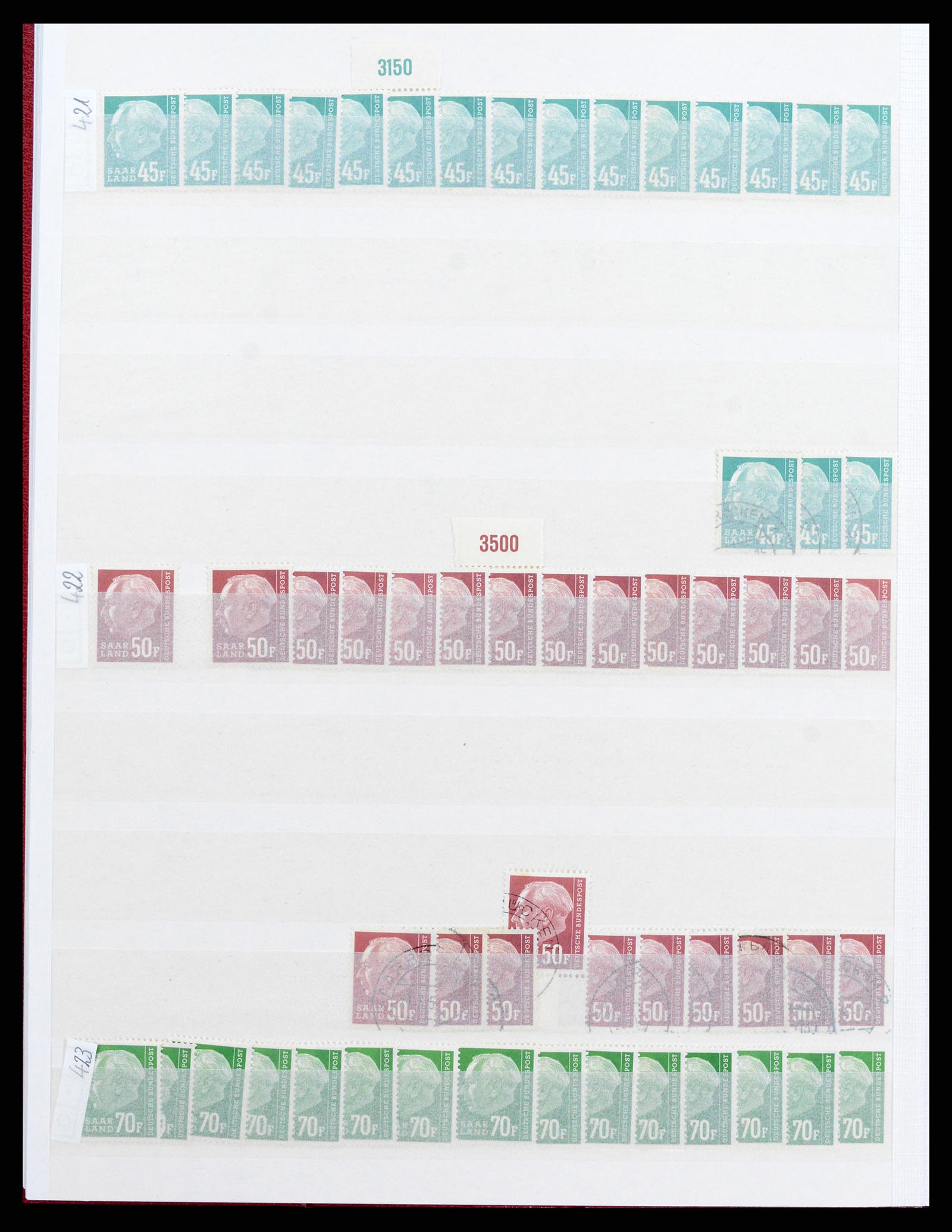37534 084 - Postzegelverzameling 37534 Duitse gebieden en bezettingen 1920-1959.