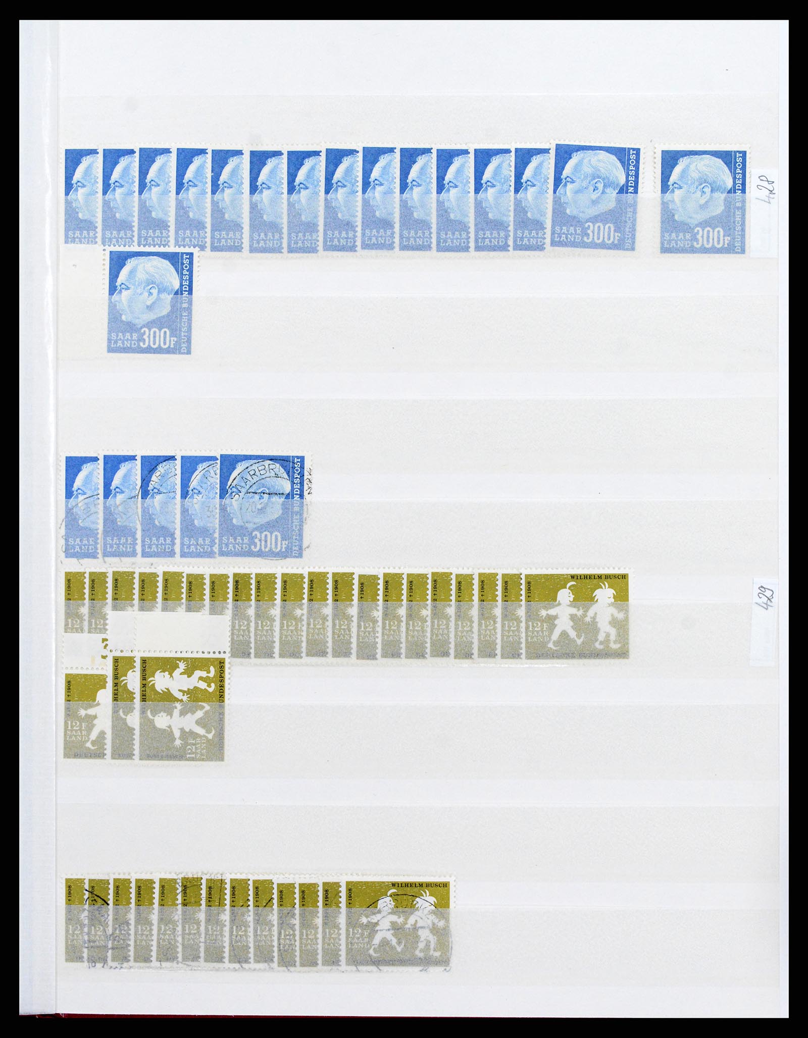 37534 087 - Postzegelverzameling 37534 Duitse gebieden en bezettingen 1920-1959.