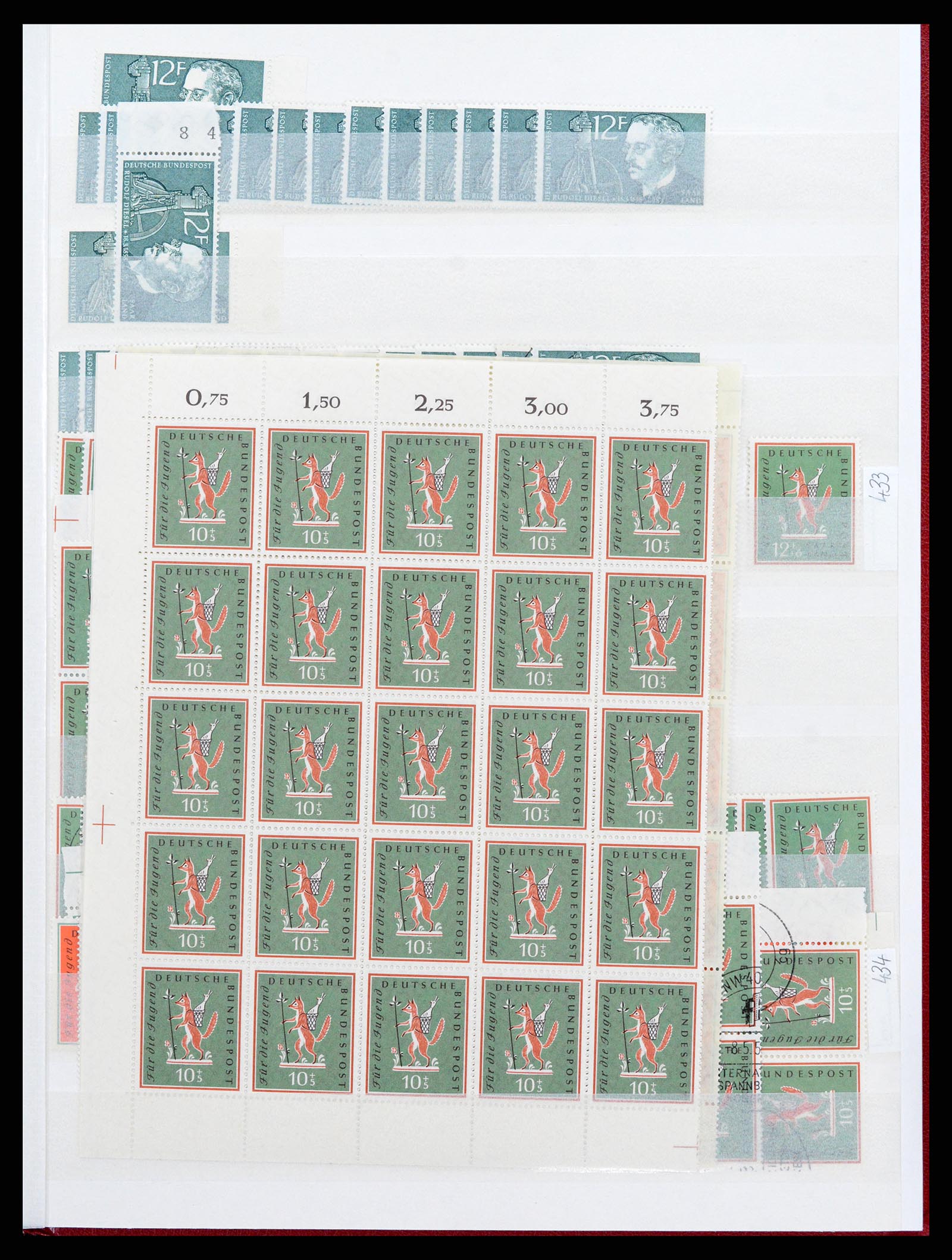 37534 089 - Postzegelverzameling 37534 Duitse gebieden en bezettingen 1920-1959.