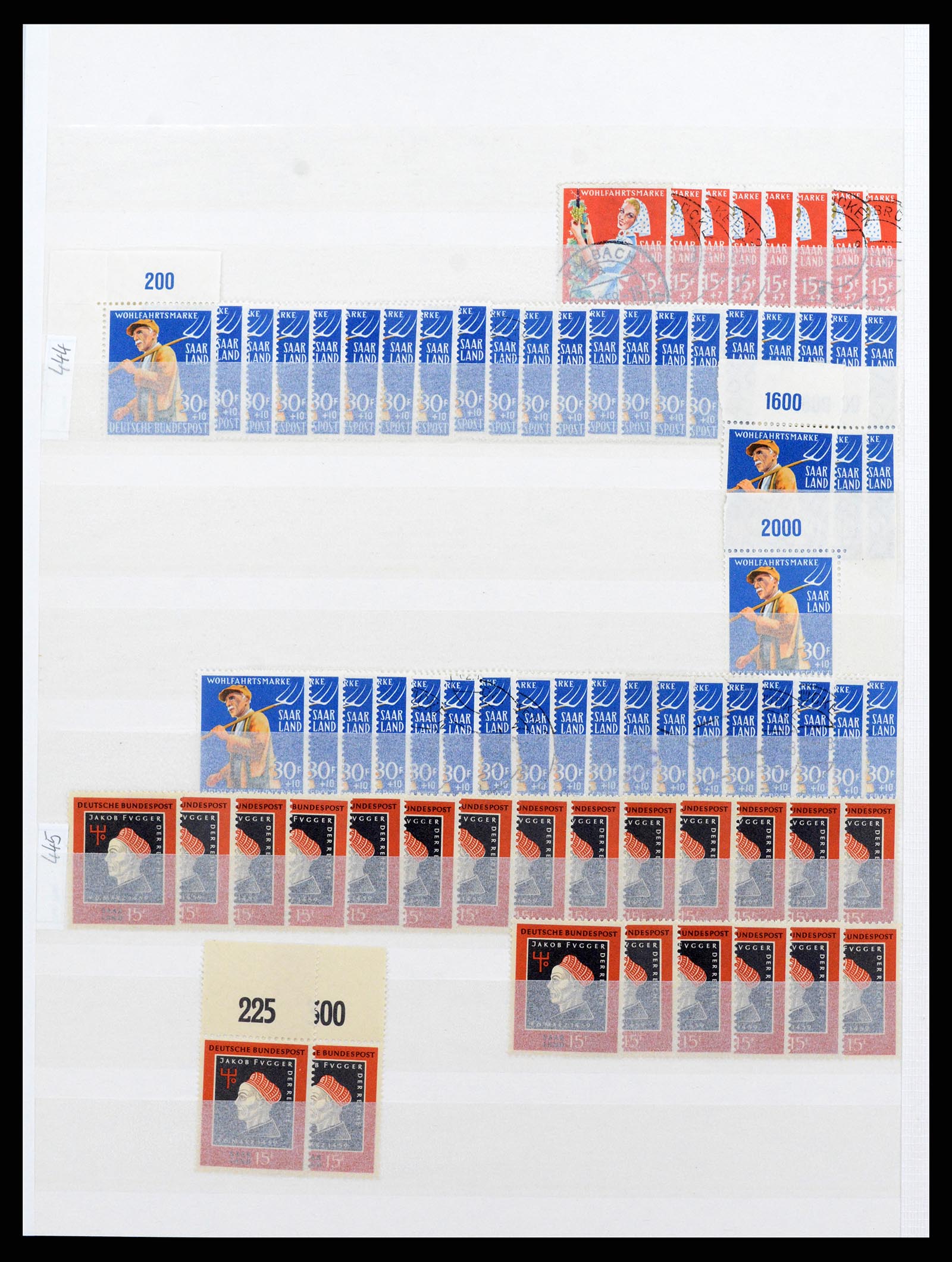 37534 094 - Postzegelverzameling 37534 Duitse gebieden en bezettingen 1920-1959.