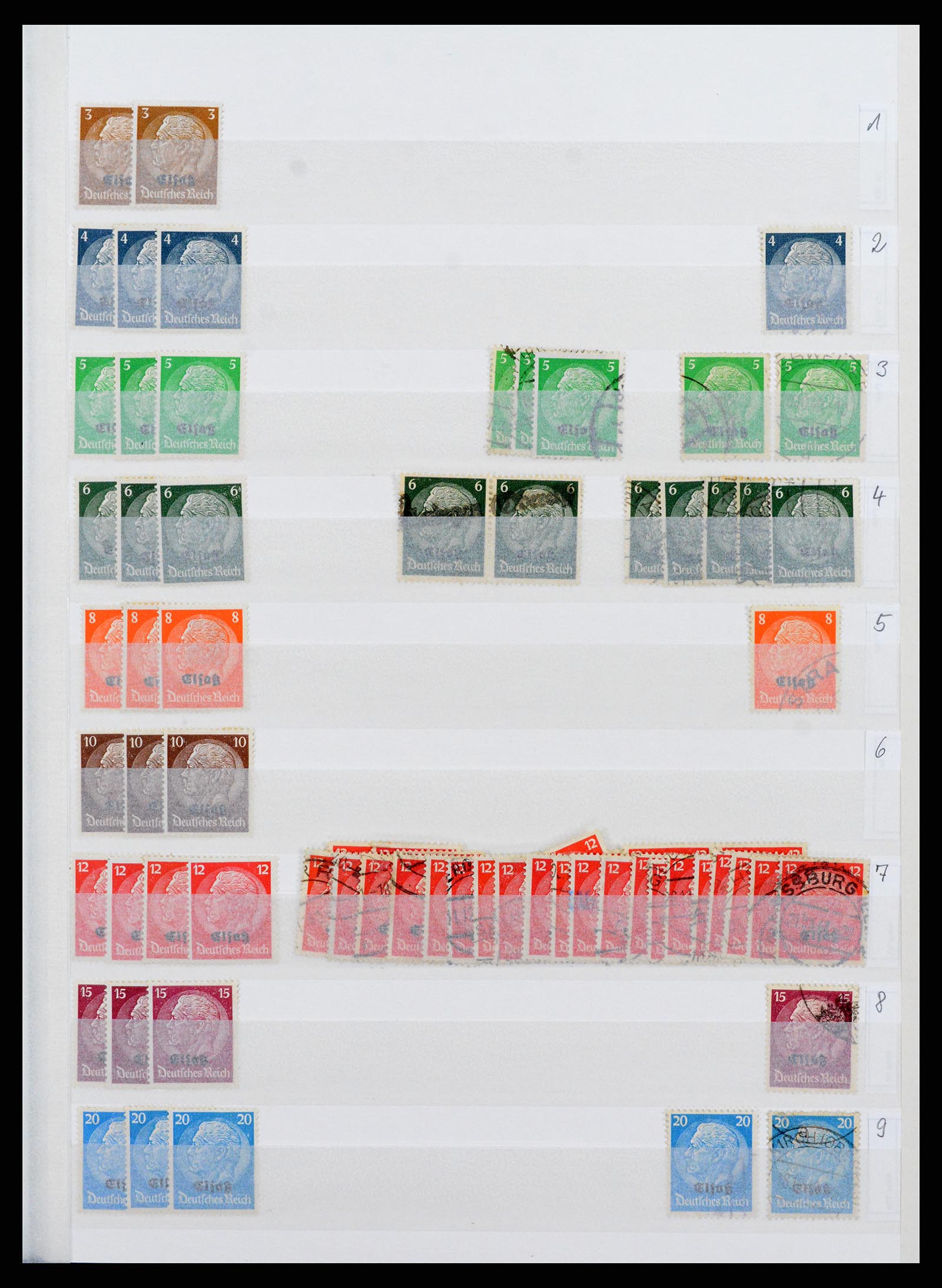37534 097 - Postzegelverzameling 37534 Duitse gebieden en bezettingen 1920-1959.