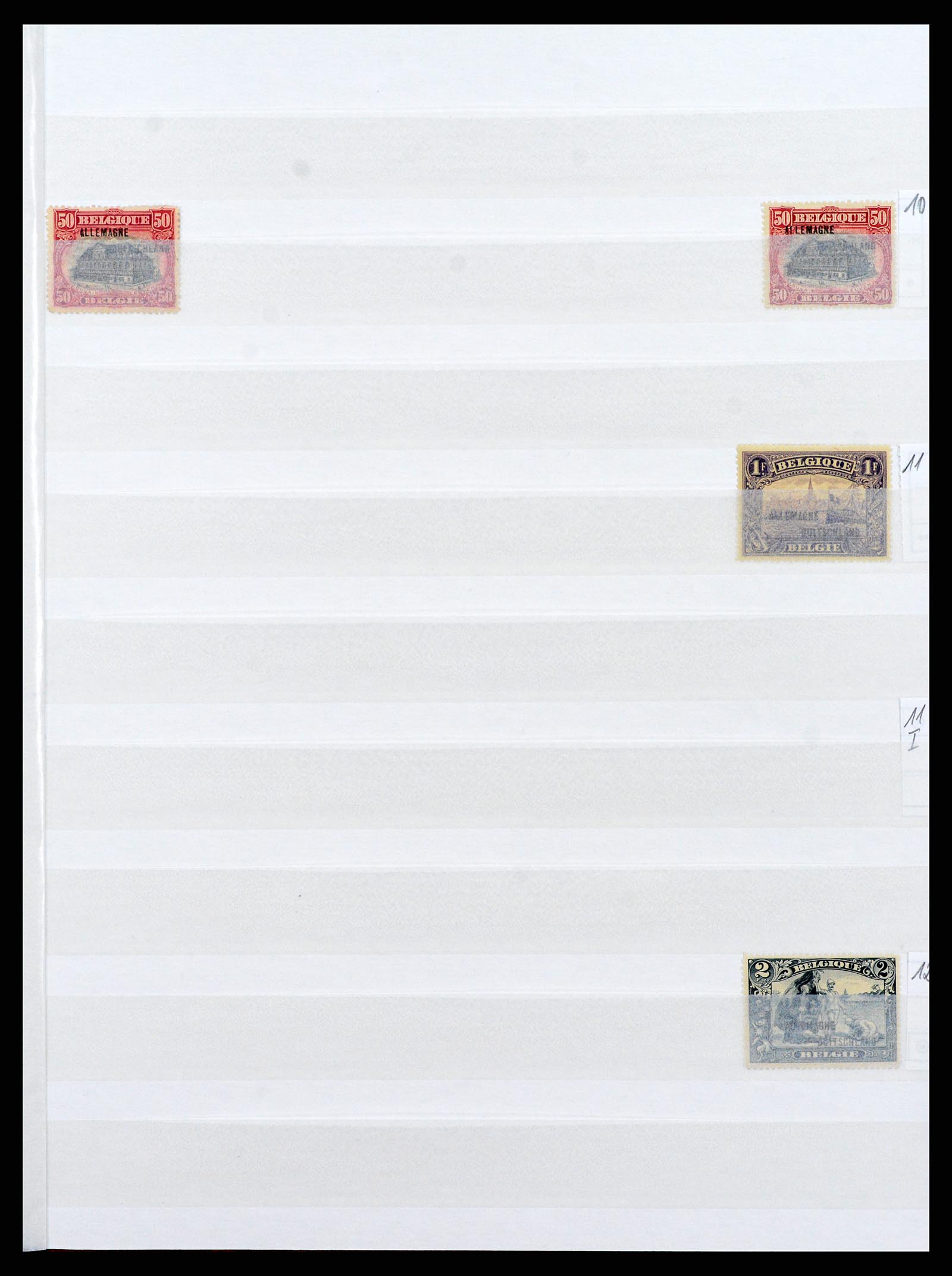 37534 322 - Postzegelverzameling 37534 Duitse gebieden en bezettingen 1920-1959.